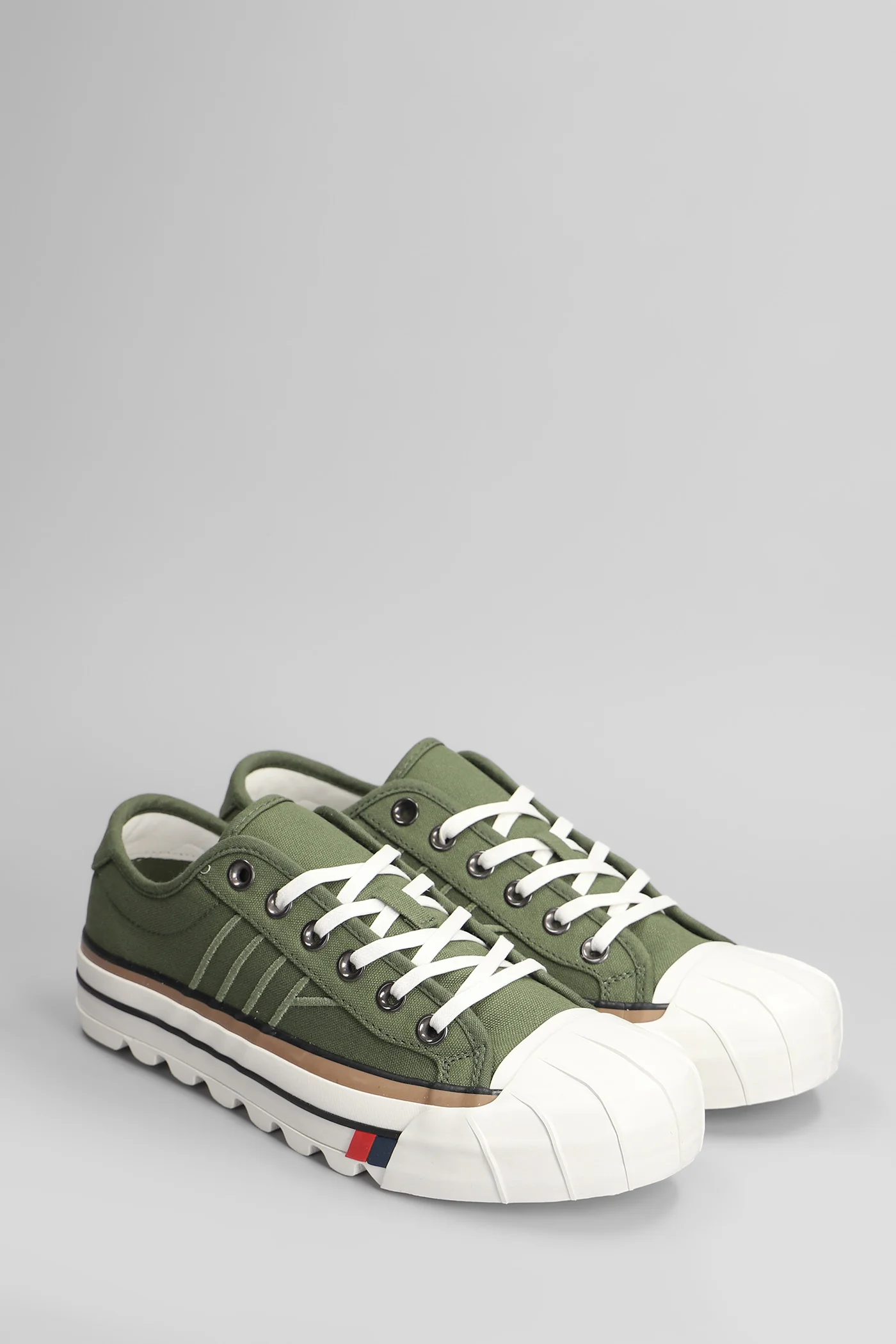Royal intrepid Sneakers in green canvas - Image 2