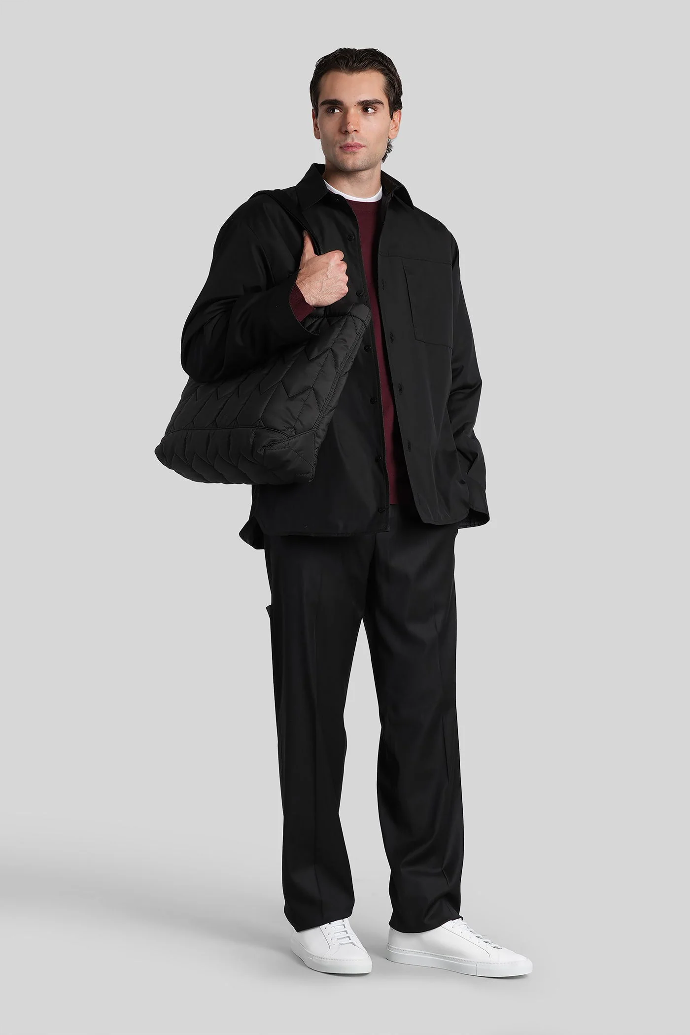 Ma25 Pants in black wool - Image 2