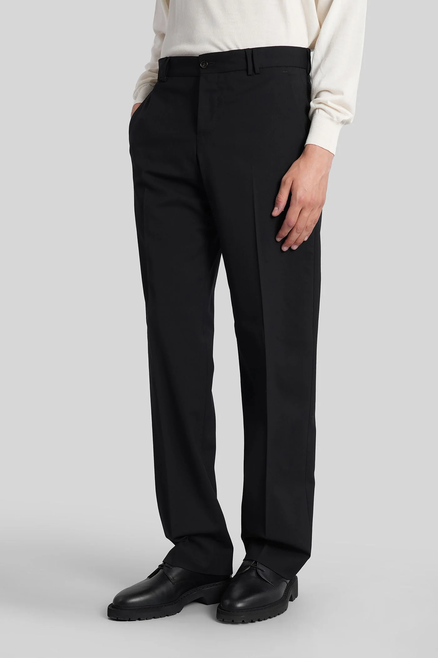 Ma37 Pants in black wool - Image 4