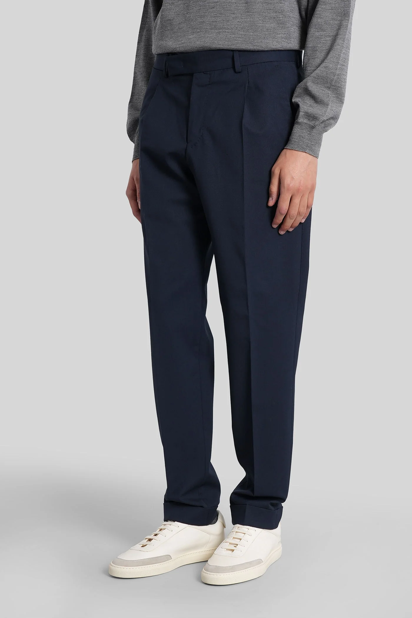 Ma37 Pants in blue wool - Image 4