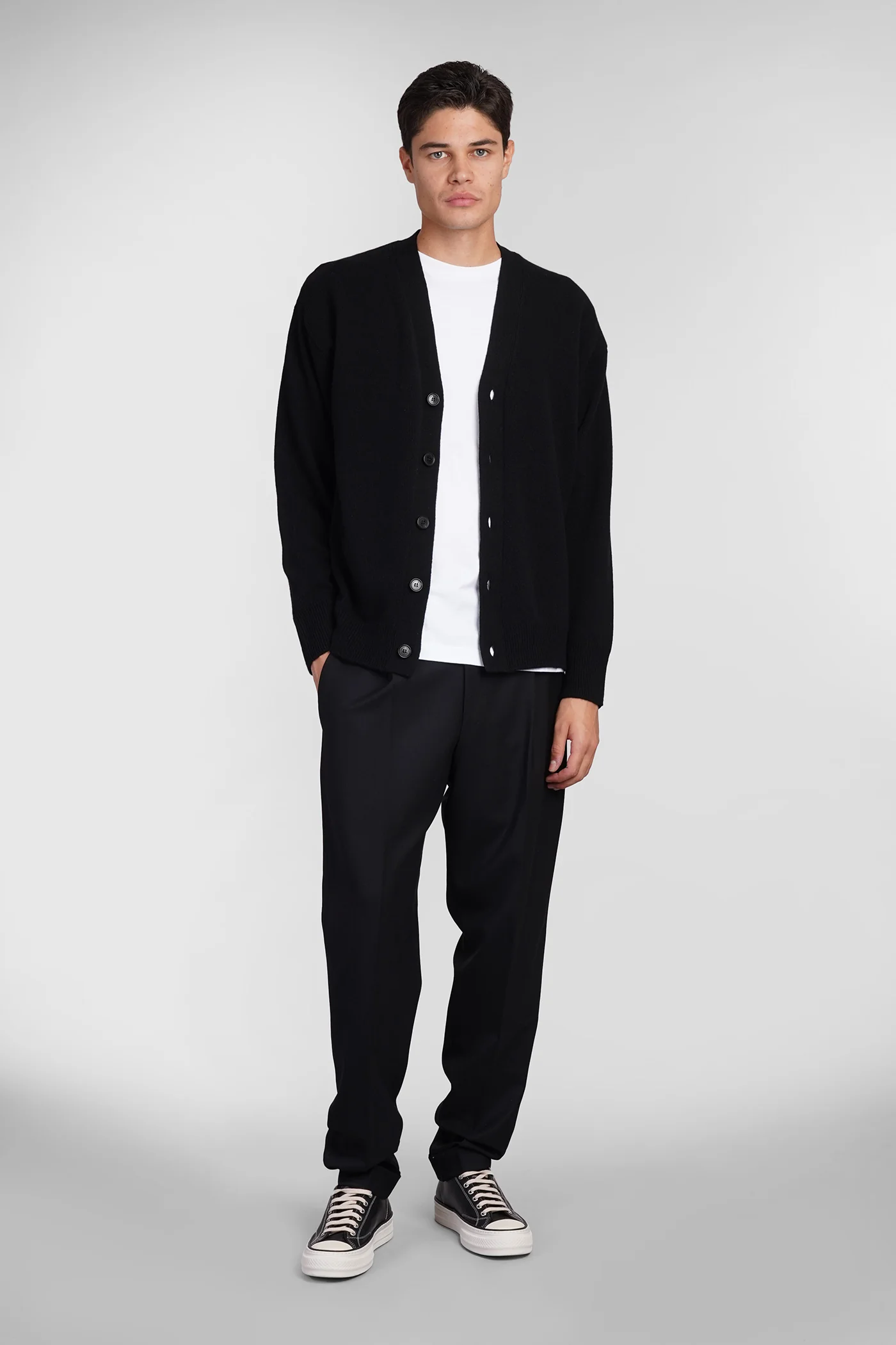 Pants in black wool - Image 2