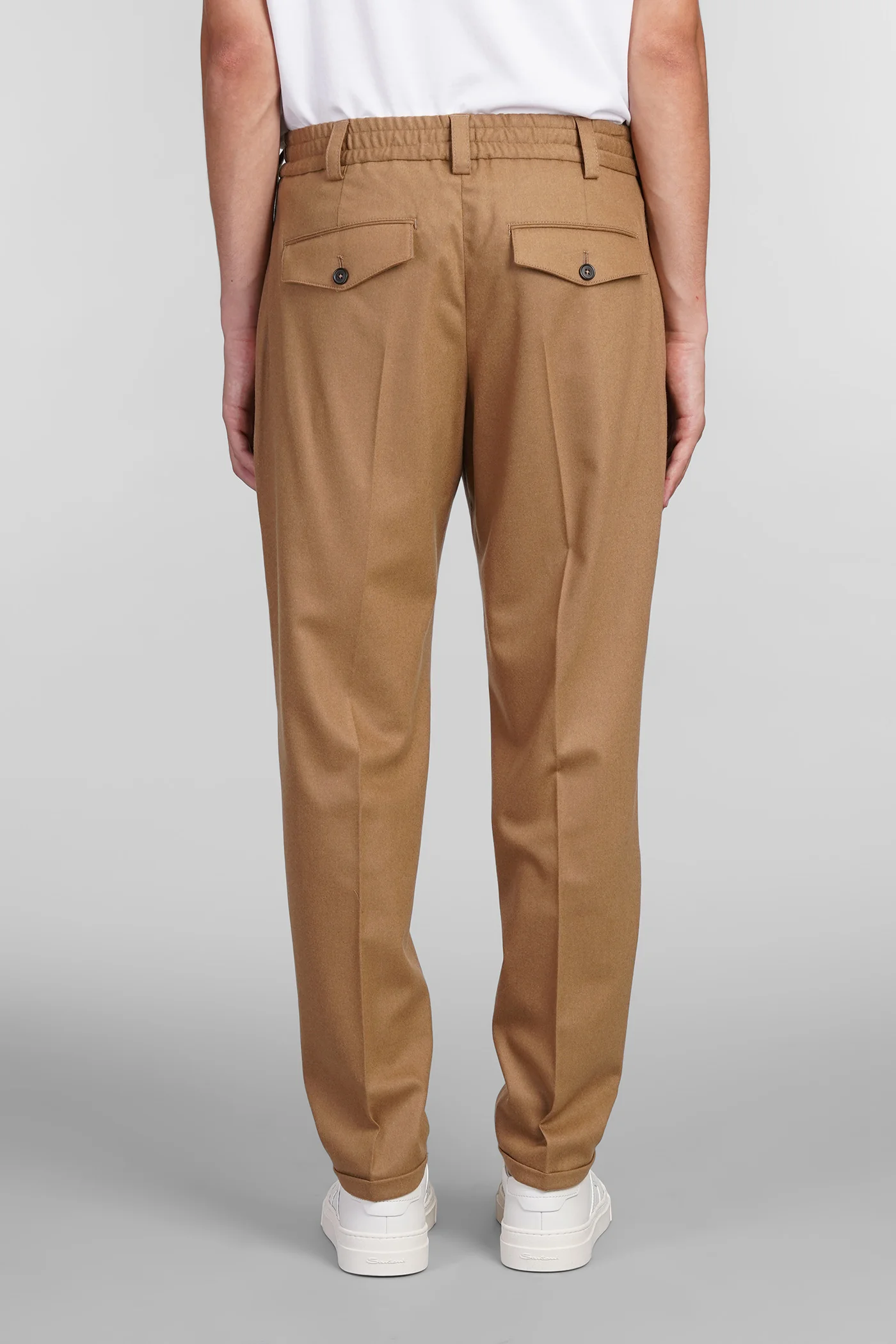 Pants in Camel wool - Image 48