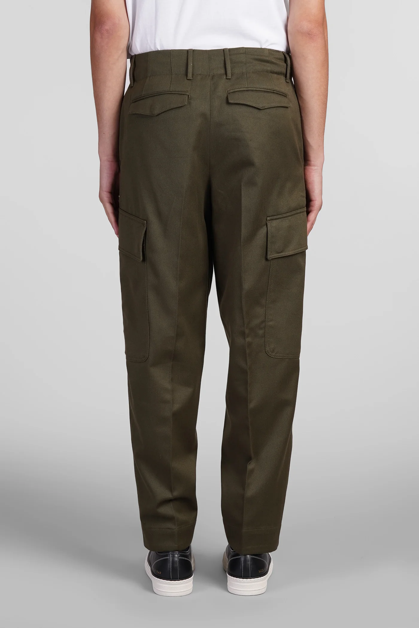 Pants in green wool - Image 3