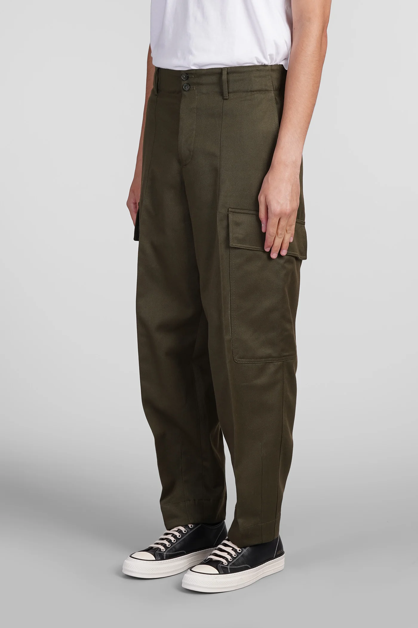 Pants in green wool - Image 4