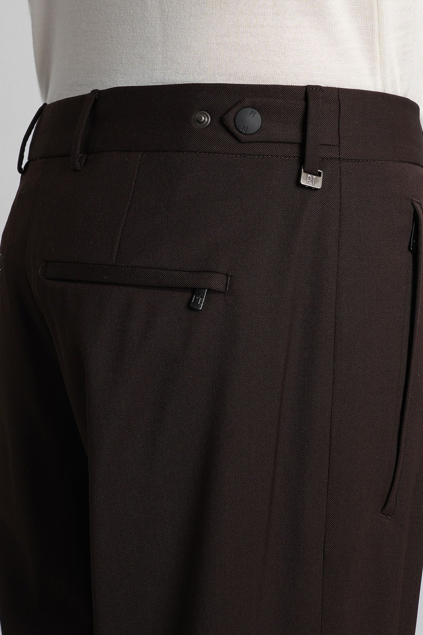Po36 Pants in brown polyester - Image 5