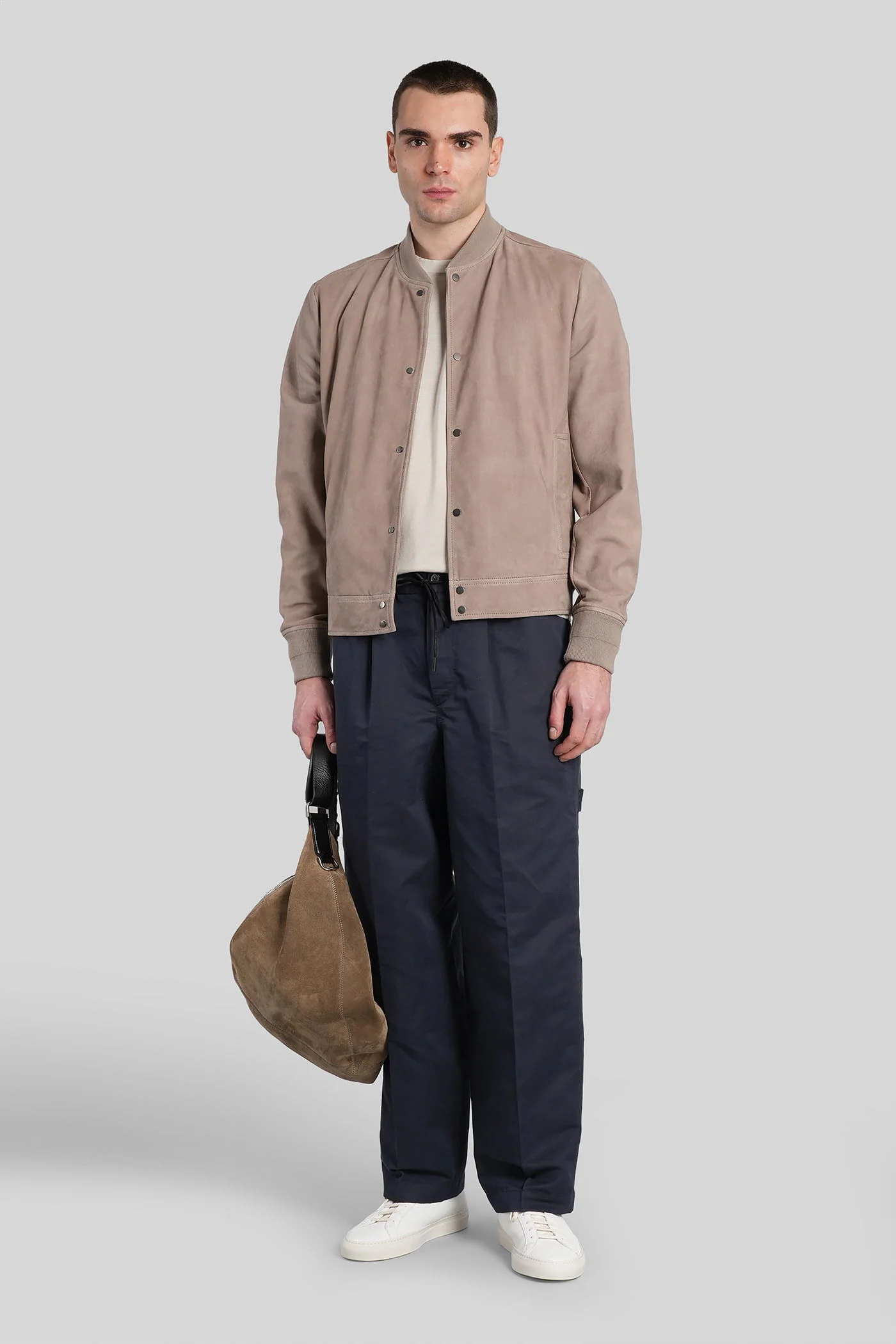 Pu38 Pants in black linen - Image 2