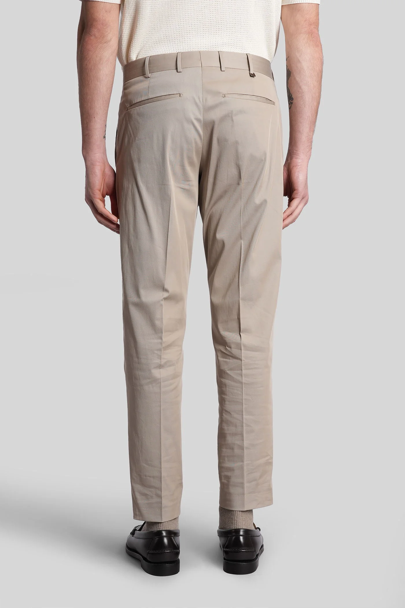 Sd80 Pants in beige cotton - Image 3