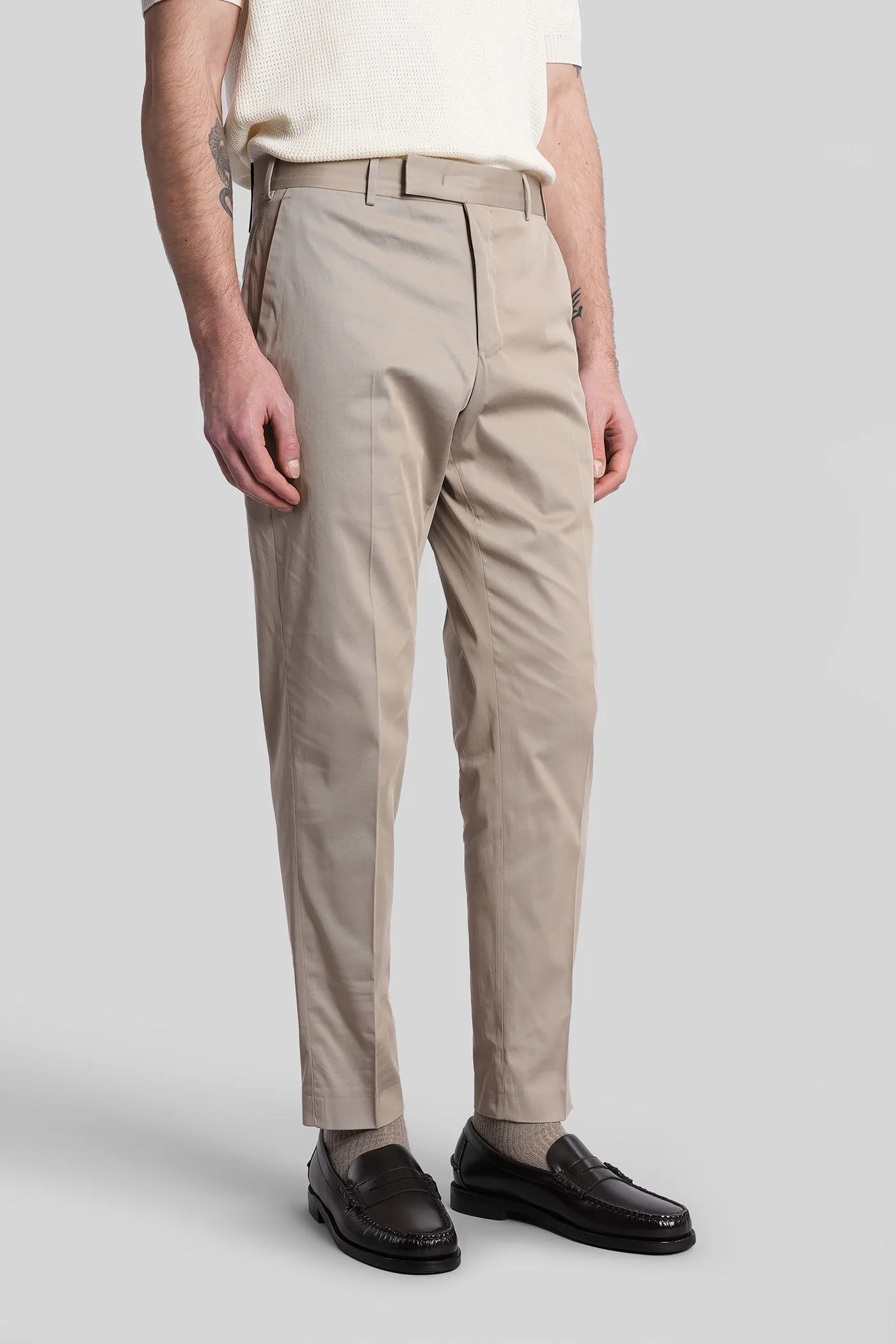 Sd80 Pants in beige cotton - Image 4