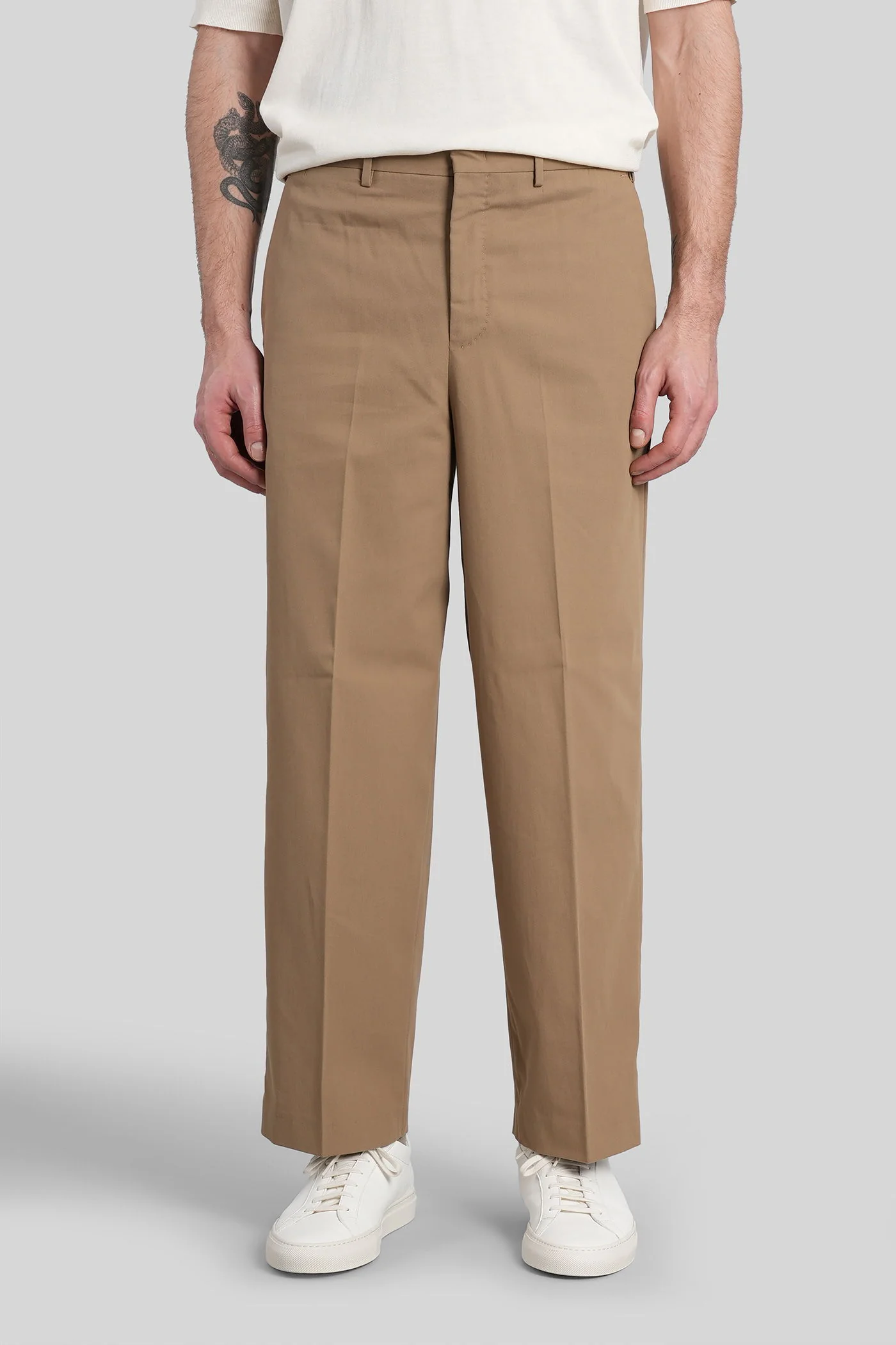 Sd82 Pants in Camel cotton