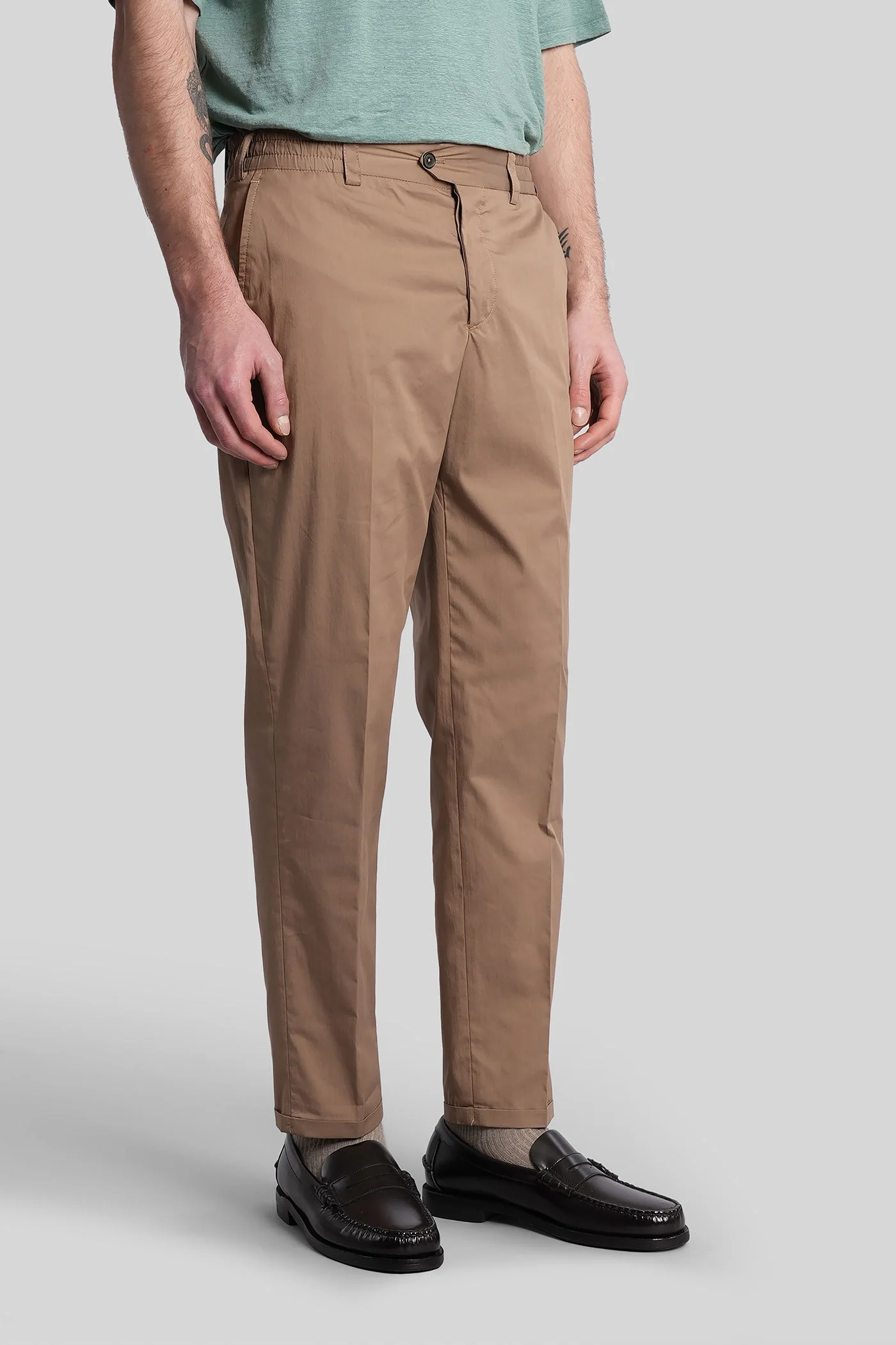 Vd05 Pants in taupe cotton - Image 4