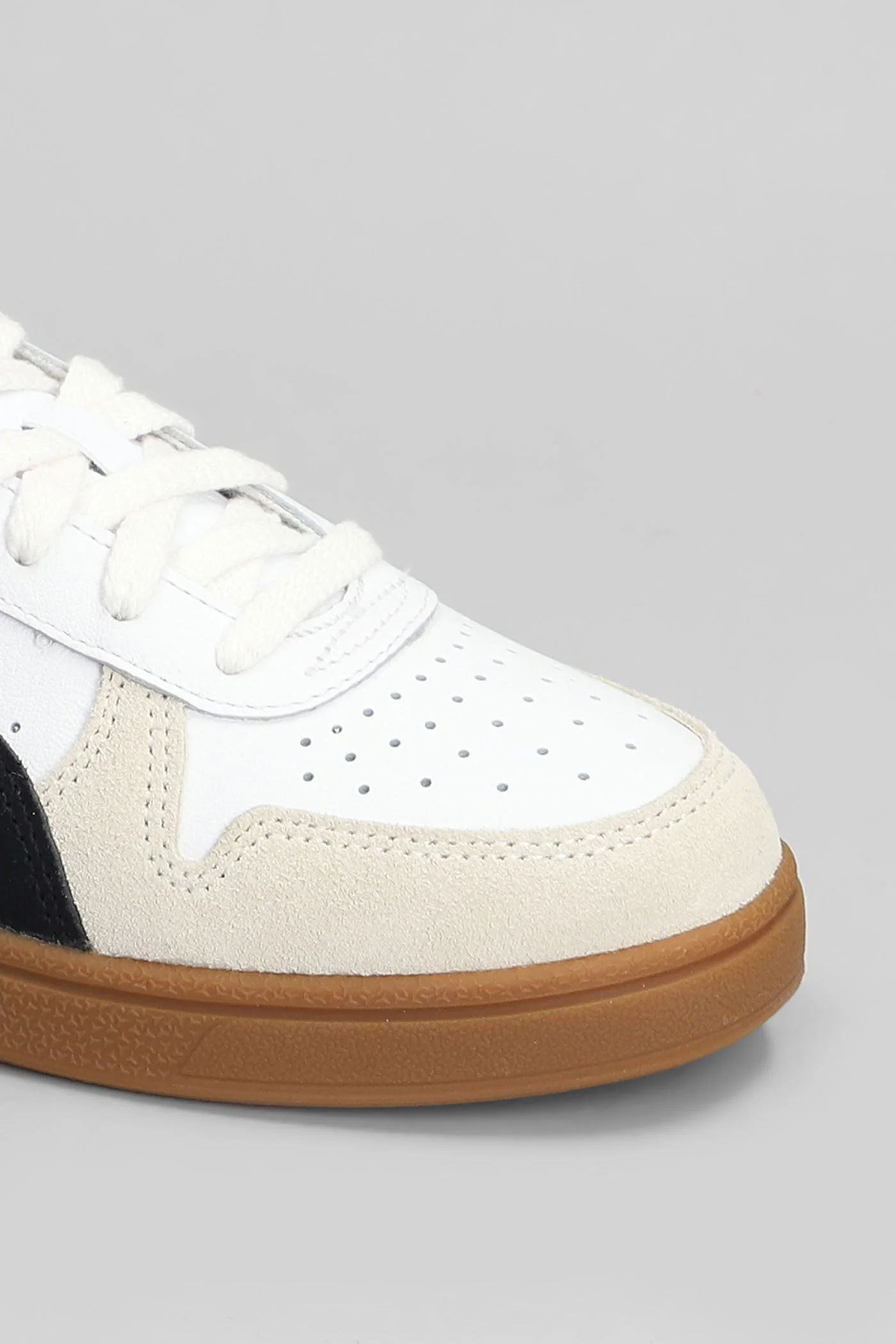 Indoor Sneakers in white leather - Image 5