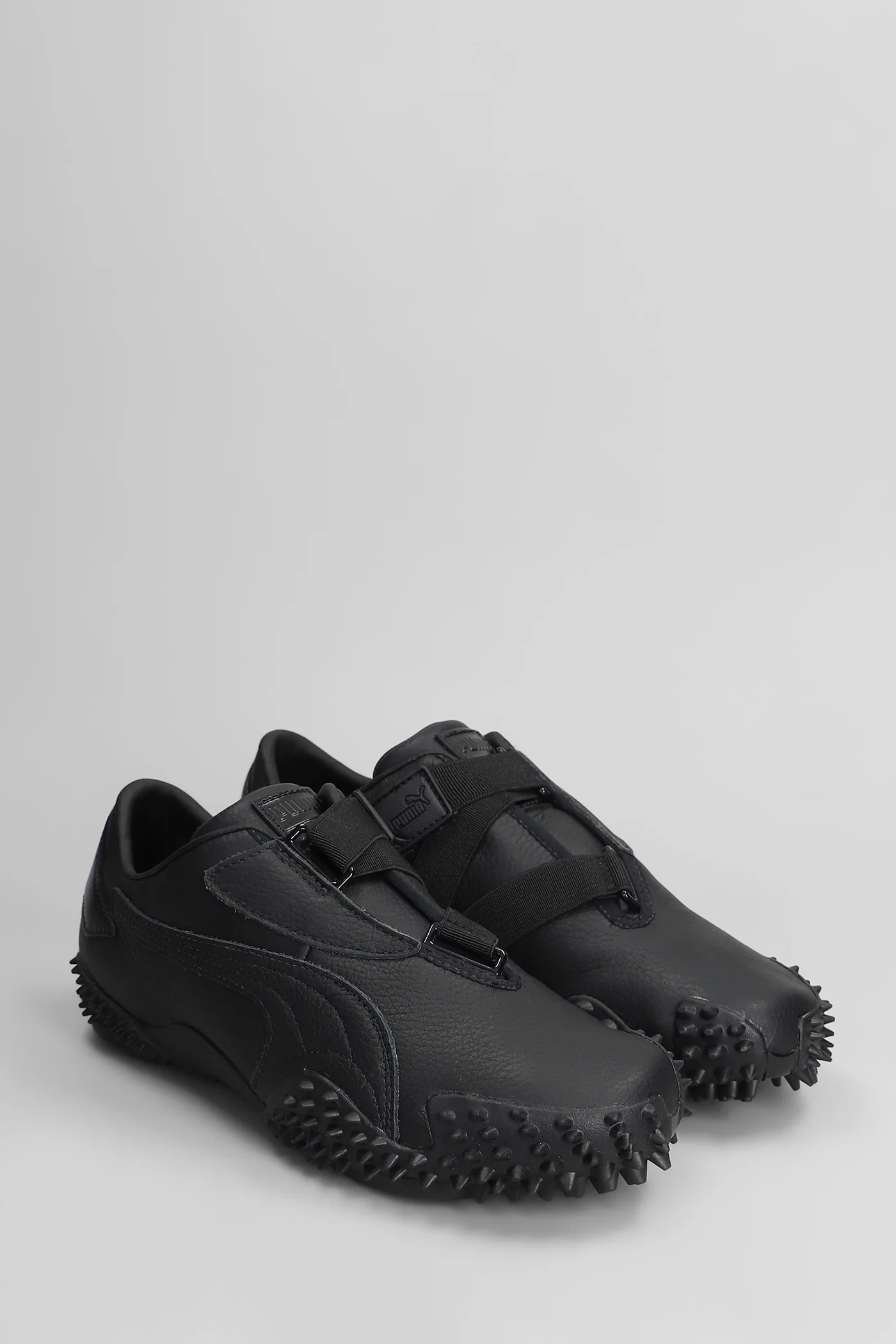 Mostro Sneakers in black leather - Image 2
