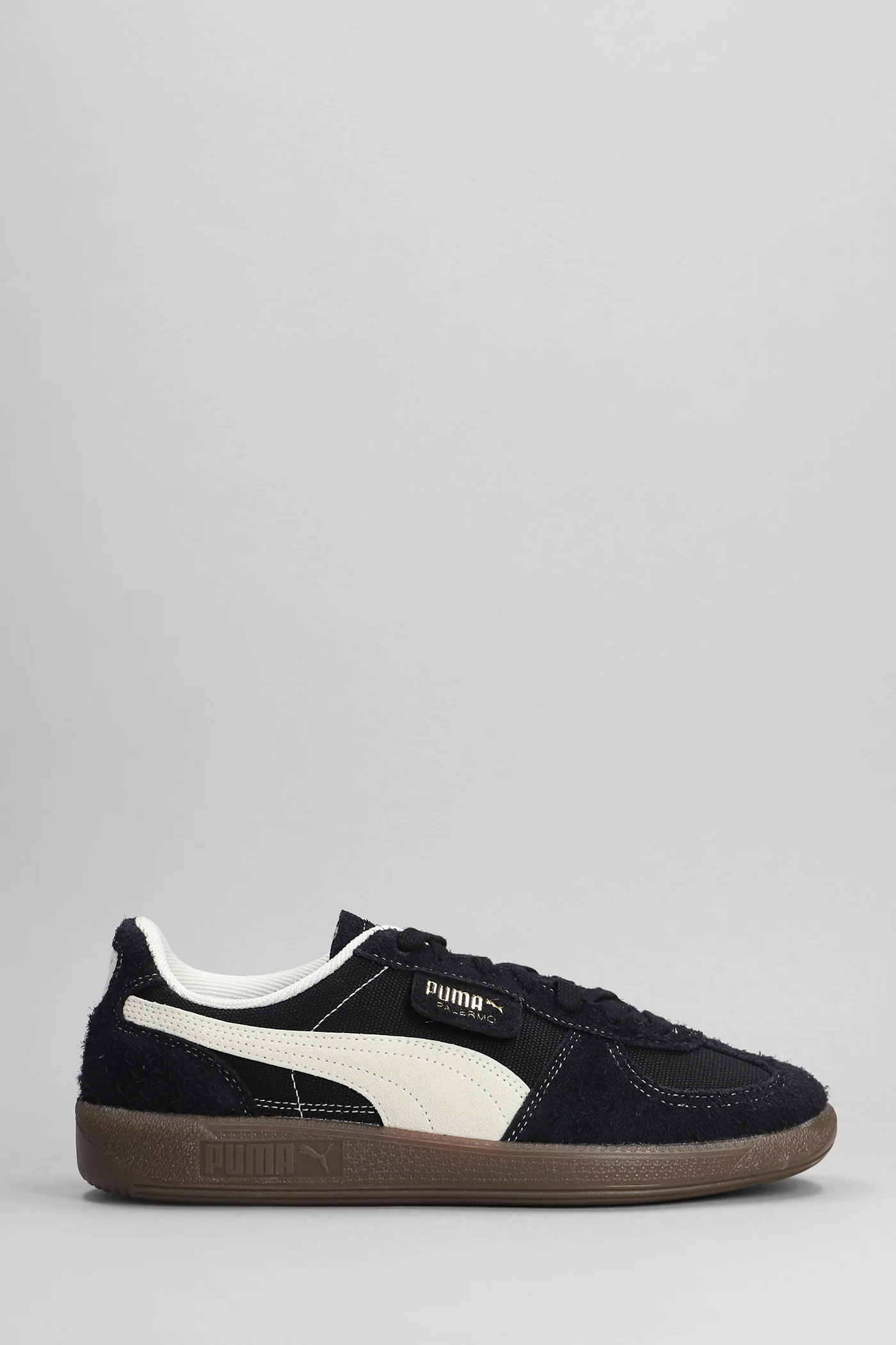 Palermo Sneakers in black Suede and fabric - Image 11