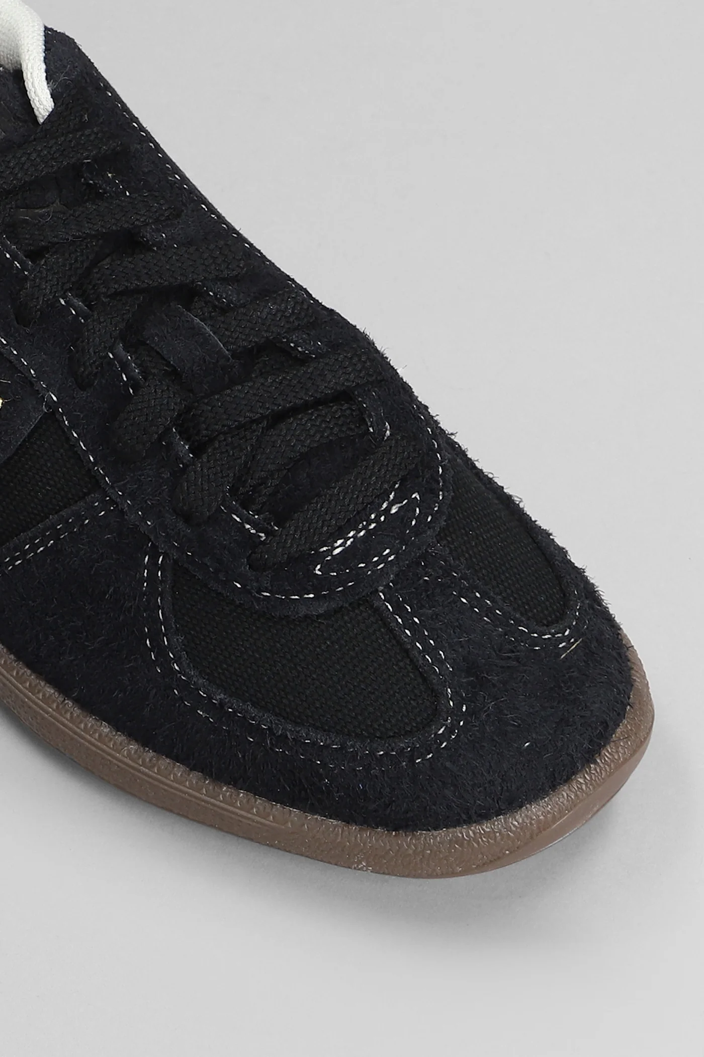 Palermo Sneakers in black Suede and fabric - Image 5