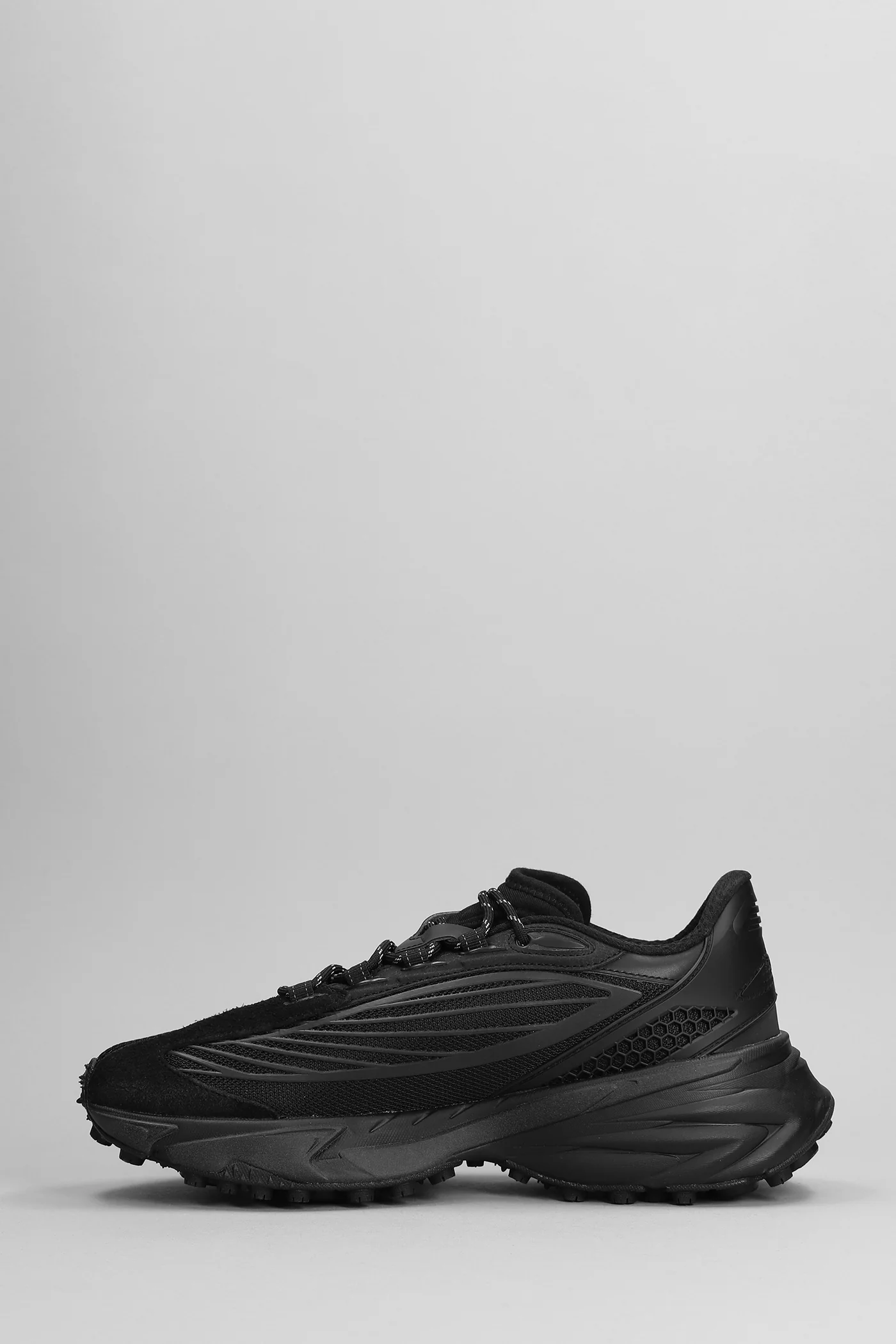 Spirex Pleasures Sneakers in black Suede and fabric - Image 3