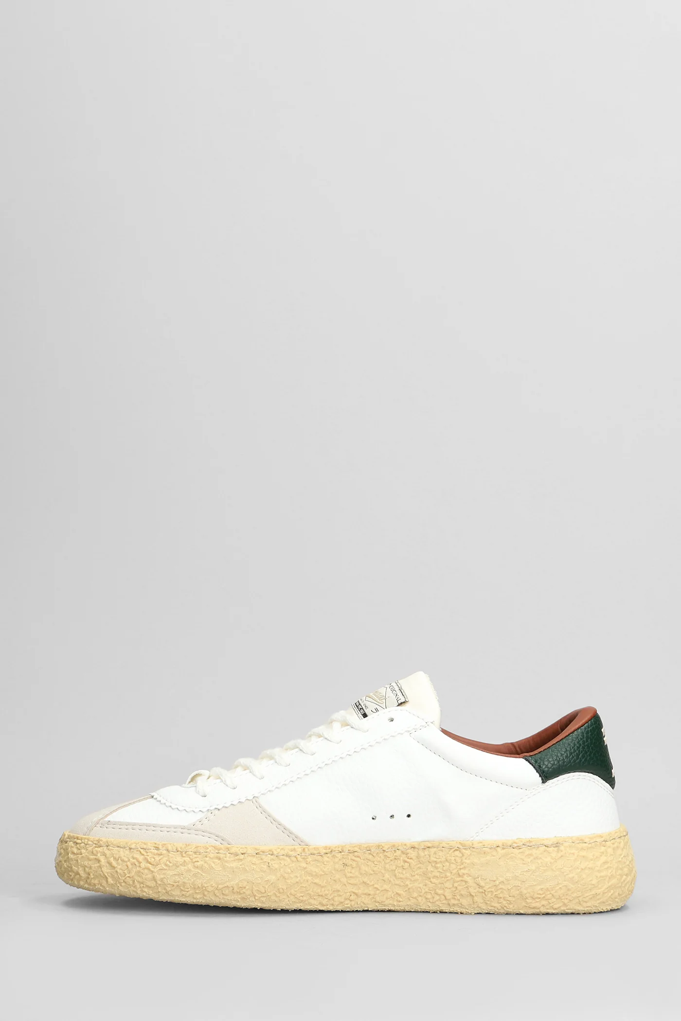 Sneakers in white leather - Image 3