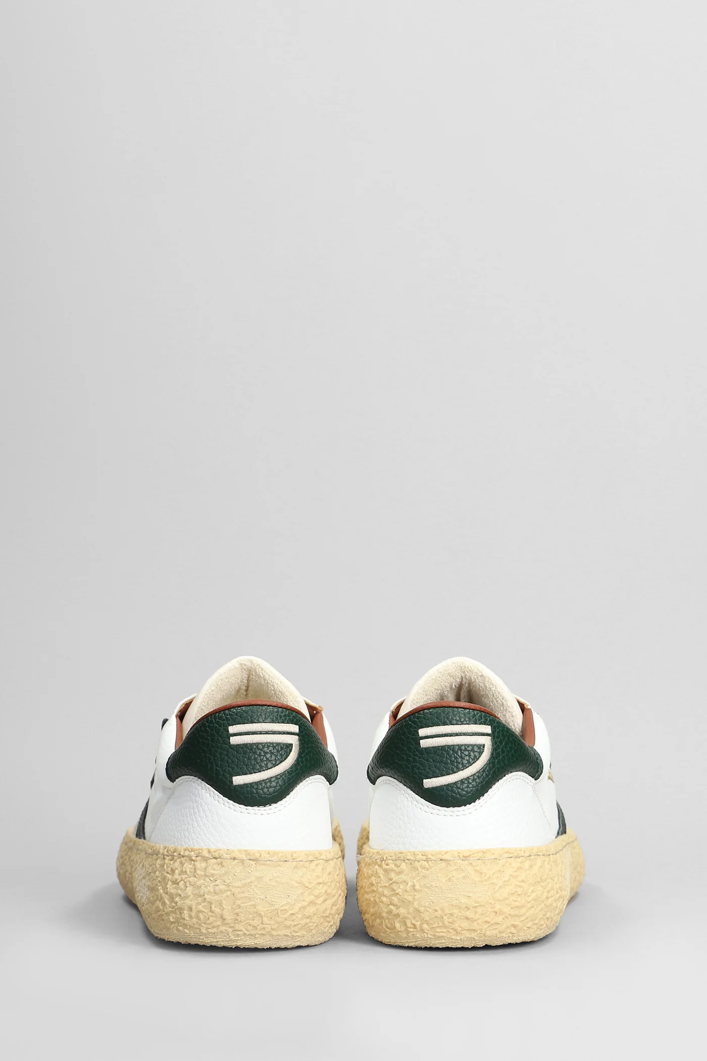Sneakers in white leather - Image 4