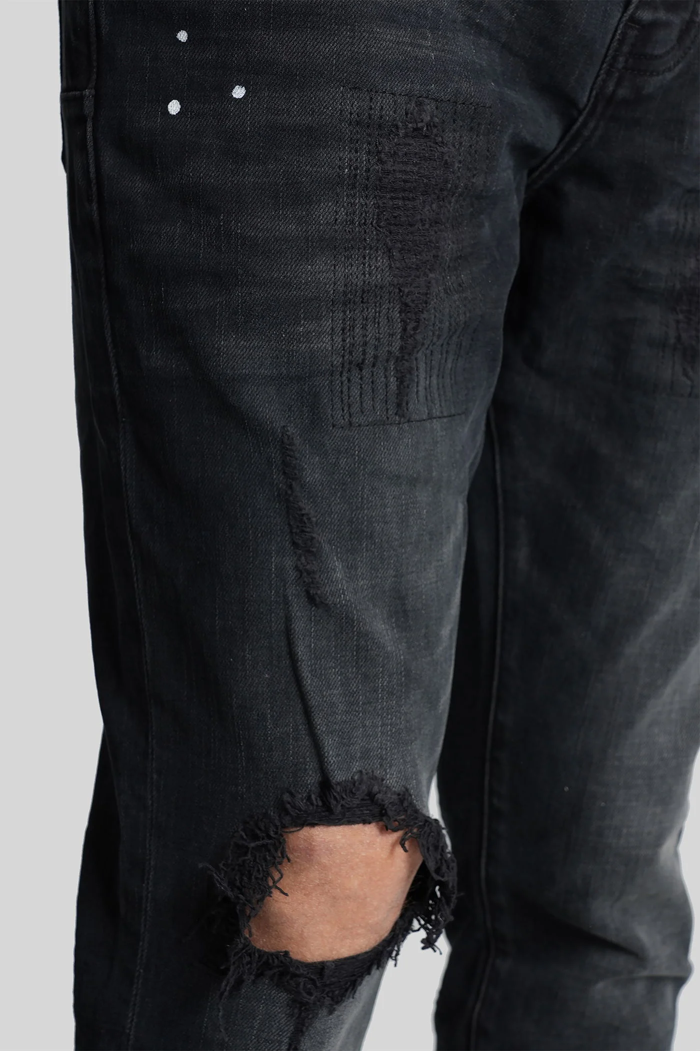 Jeans in black denim - Image 5