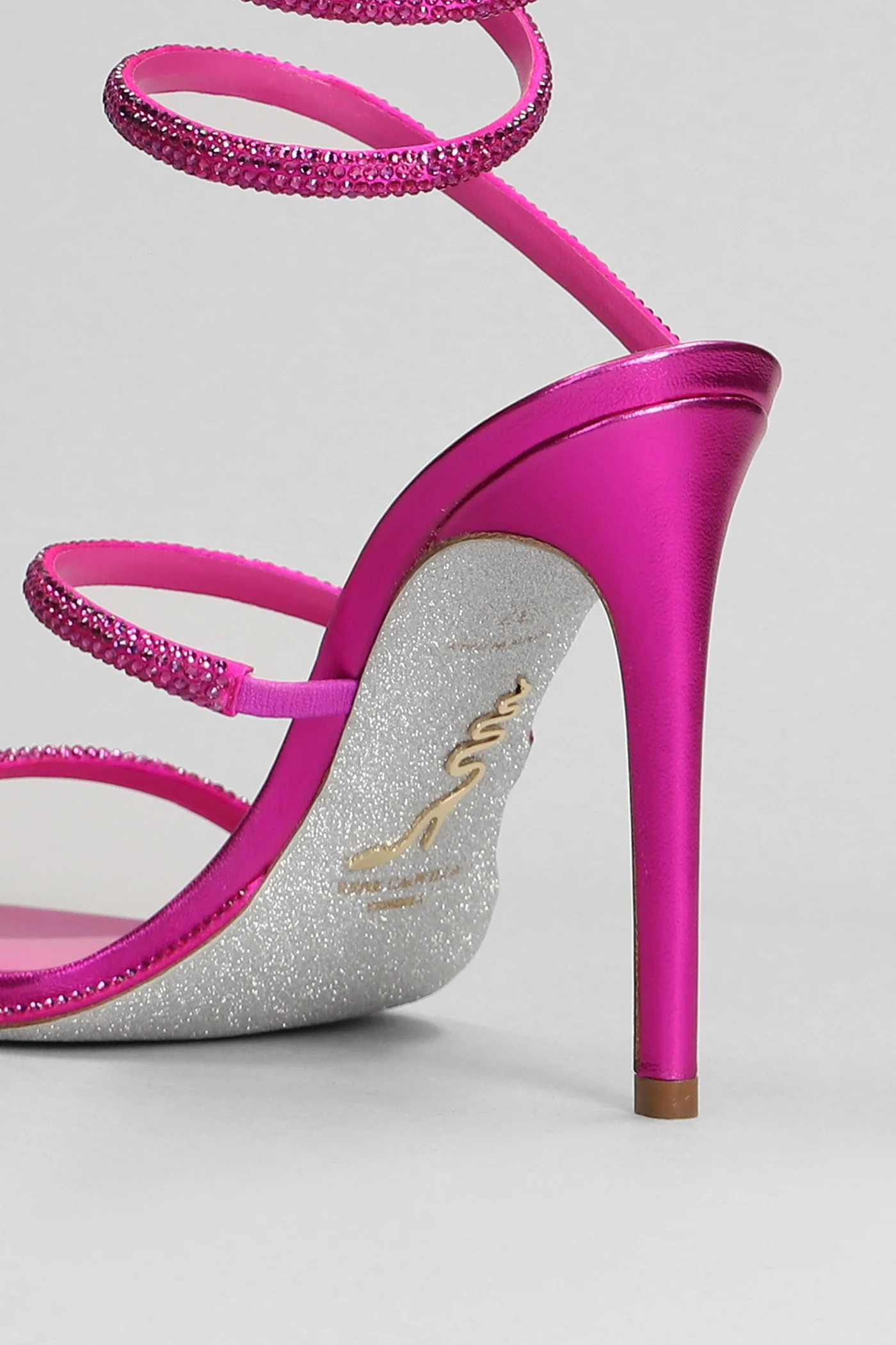 Cleo Sandals in Viola leather - Image 5
