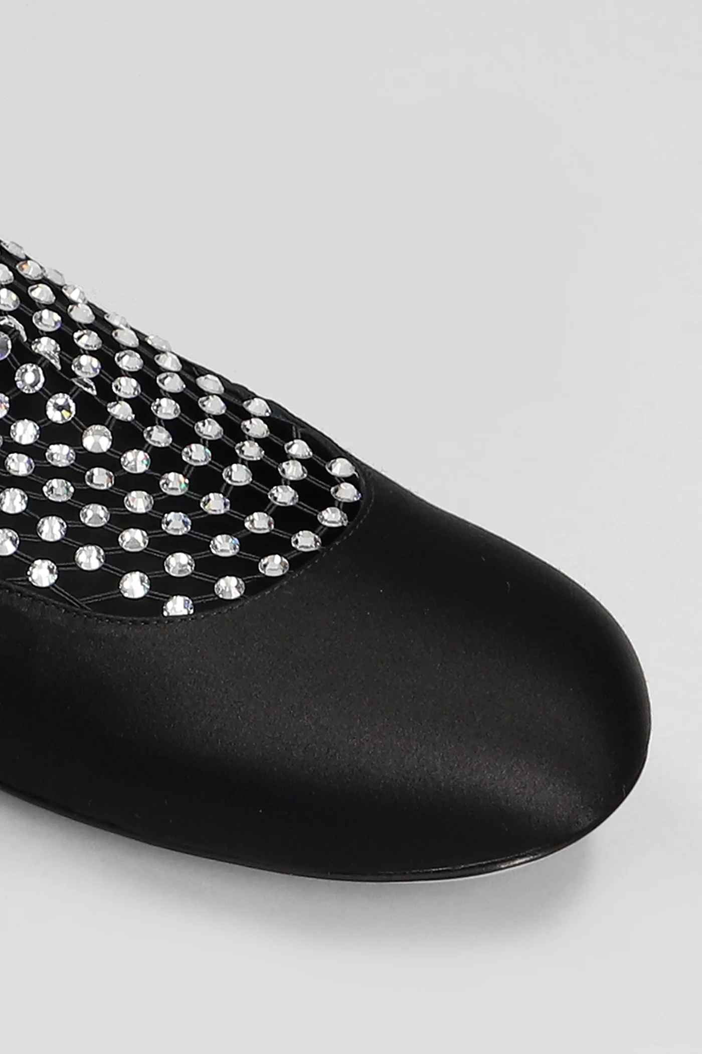 Galaxia Ballet flats in black satin - Image 5