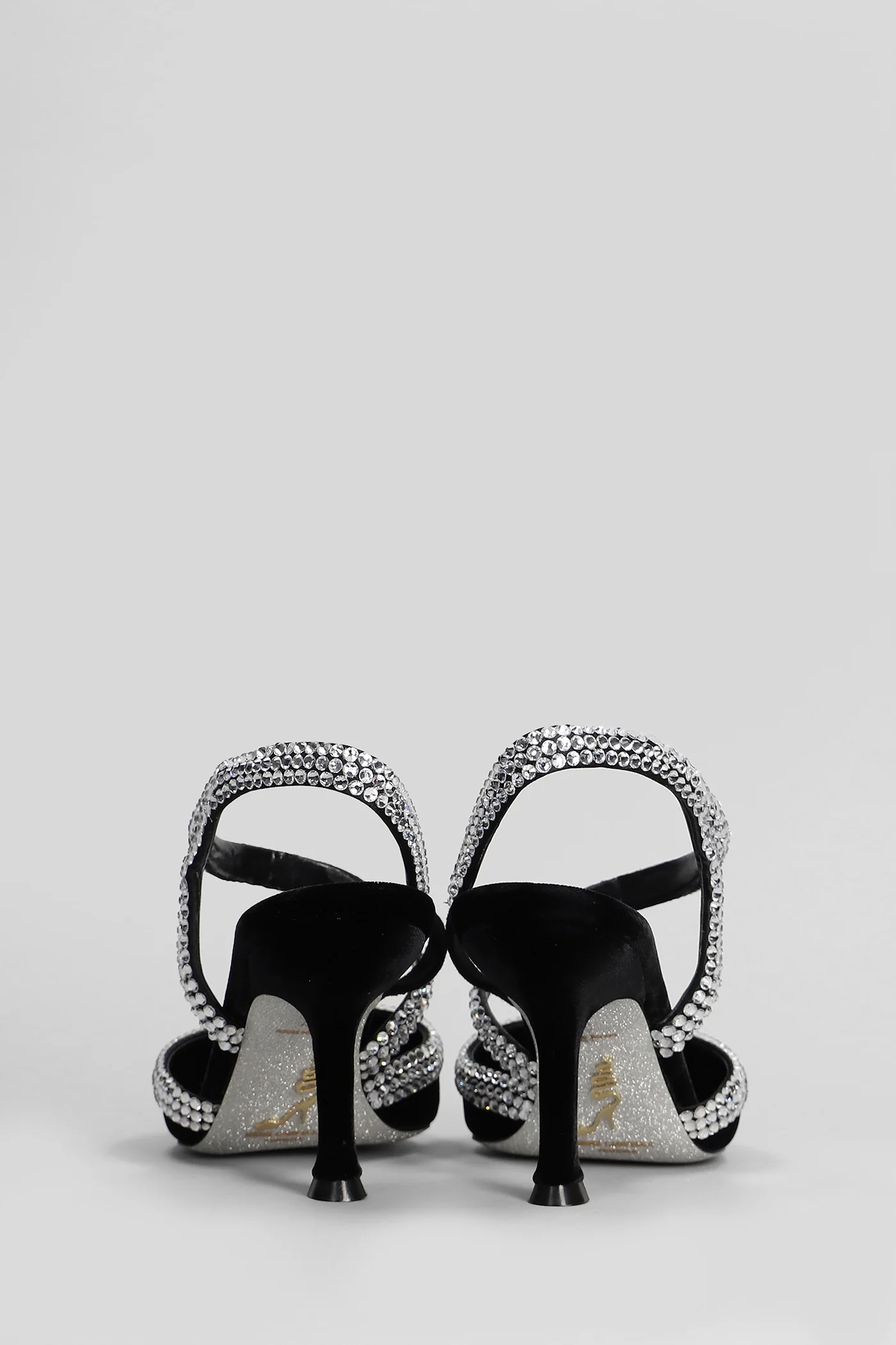 Lidia Pumps in black velvet - Image 4