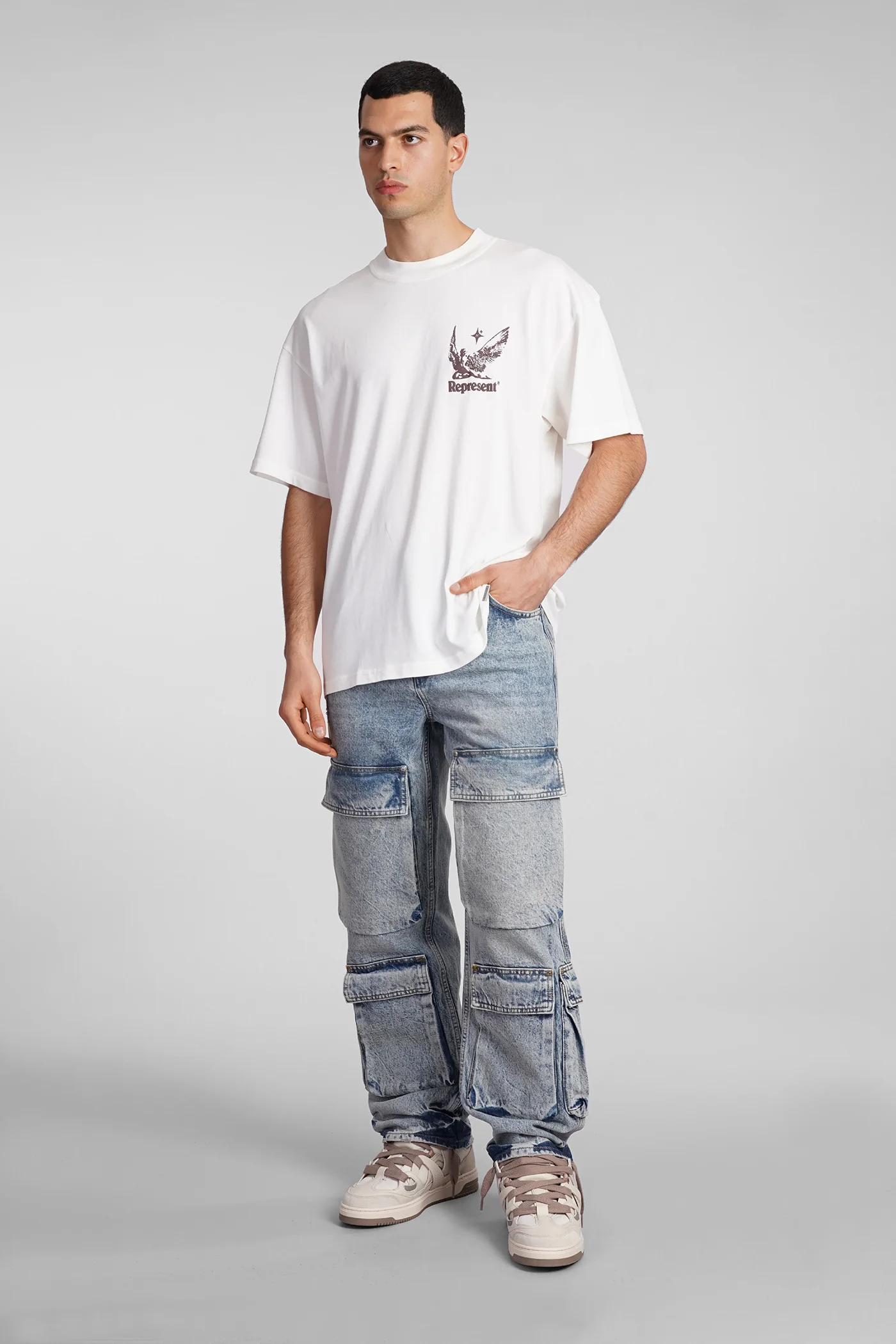 Jeans in blue cotton - Image 2