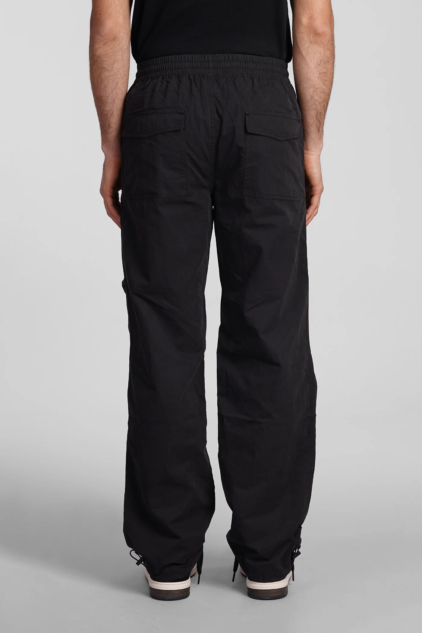 Pants in black cotton - Image 3