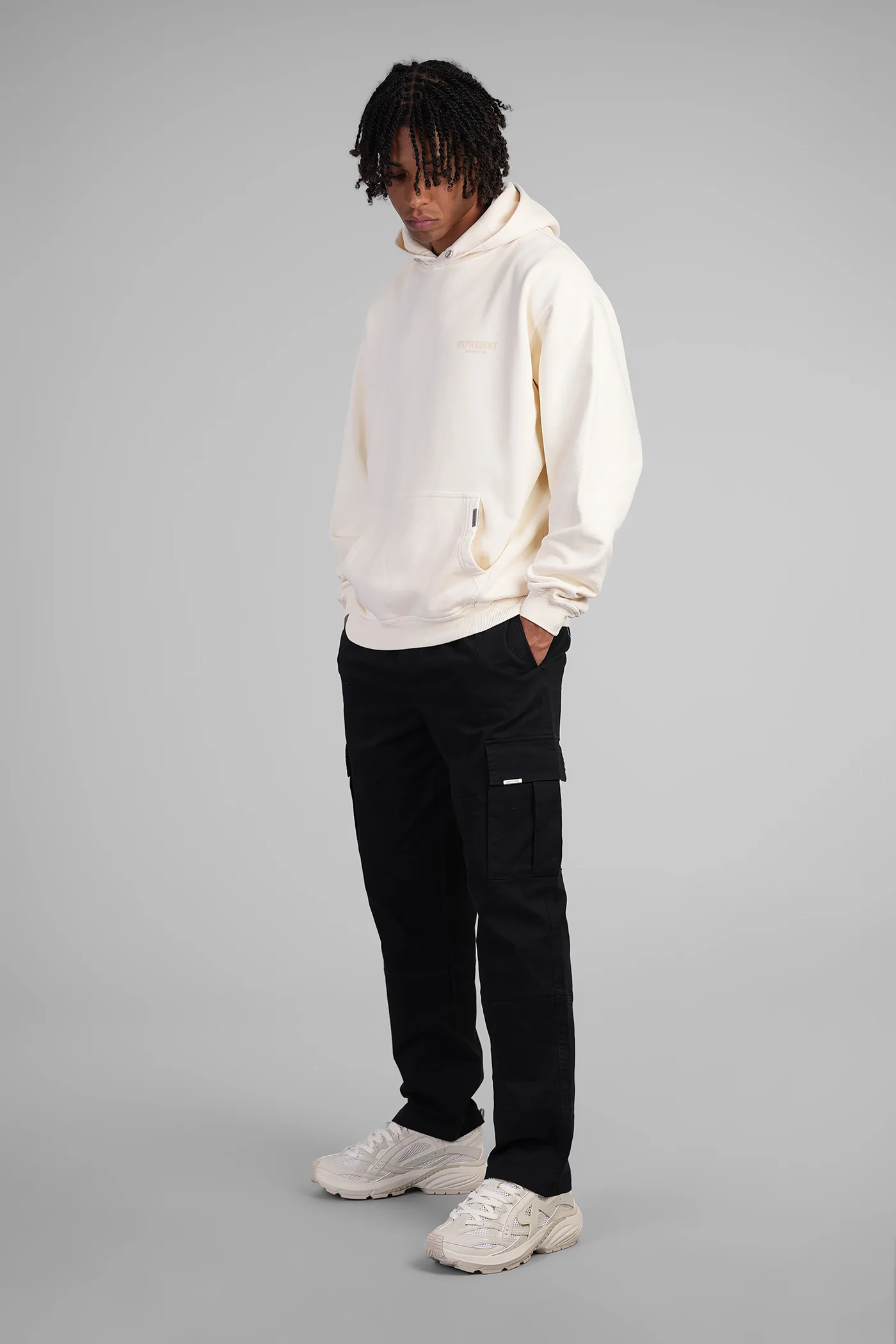 Pants in black cotton - Image 2