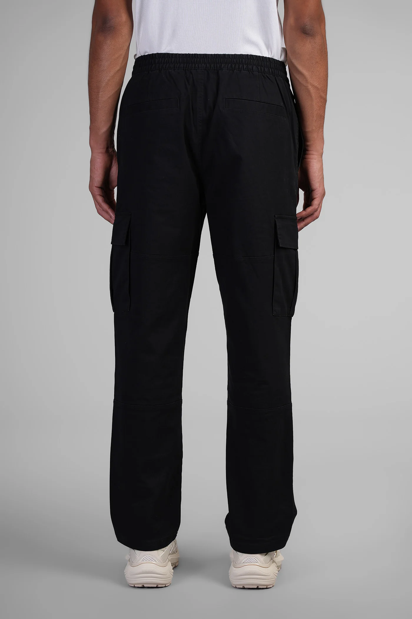 Pants in black cotton - Image 3