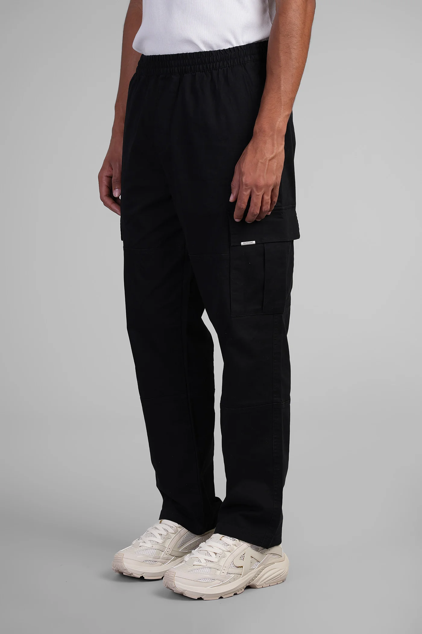 Pants in black cotton - Image 4