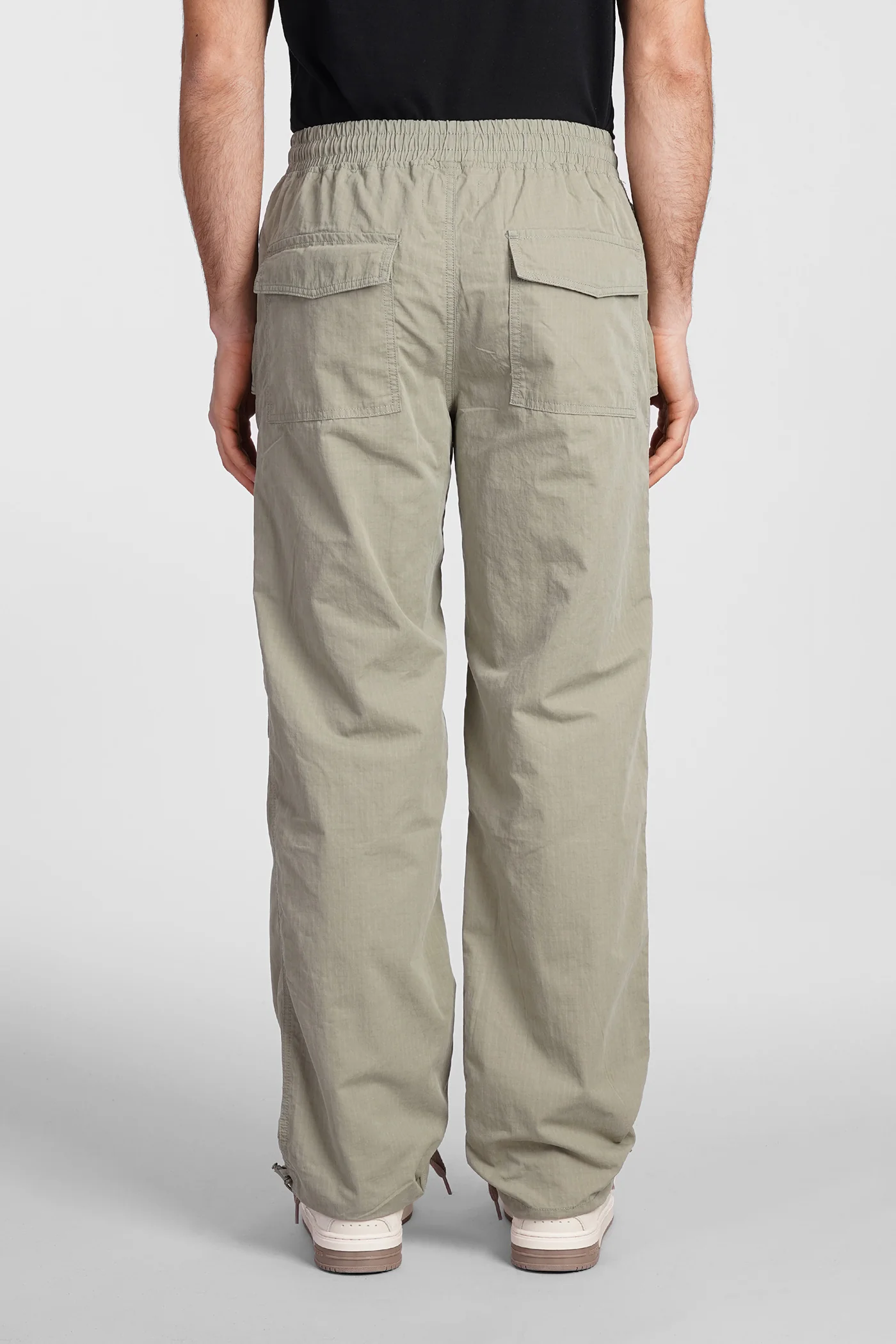 Pants in green cotton - Image 3