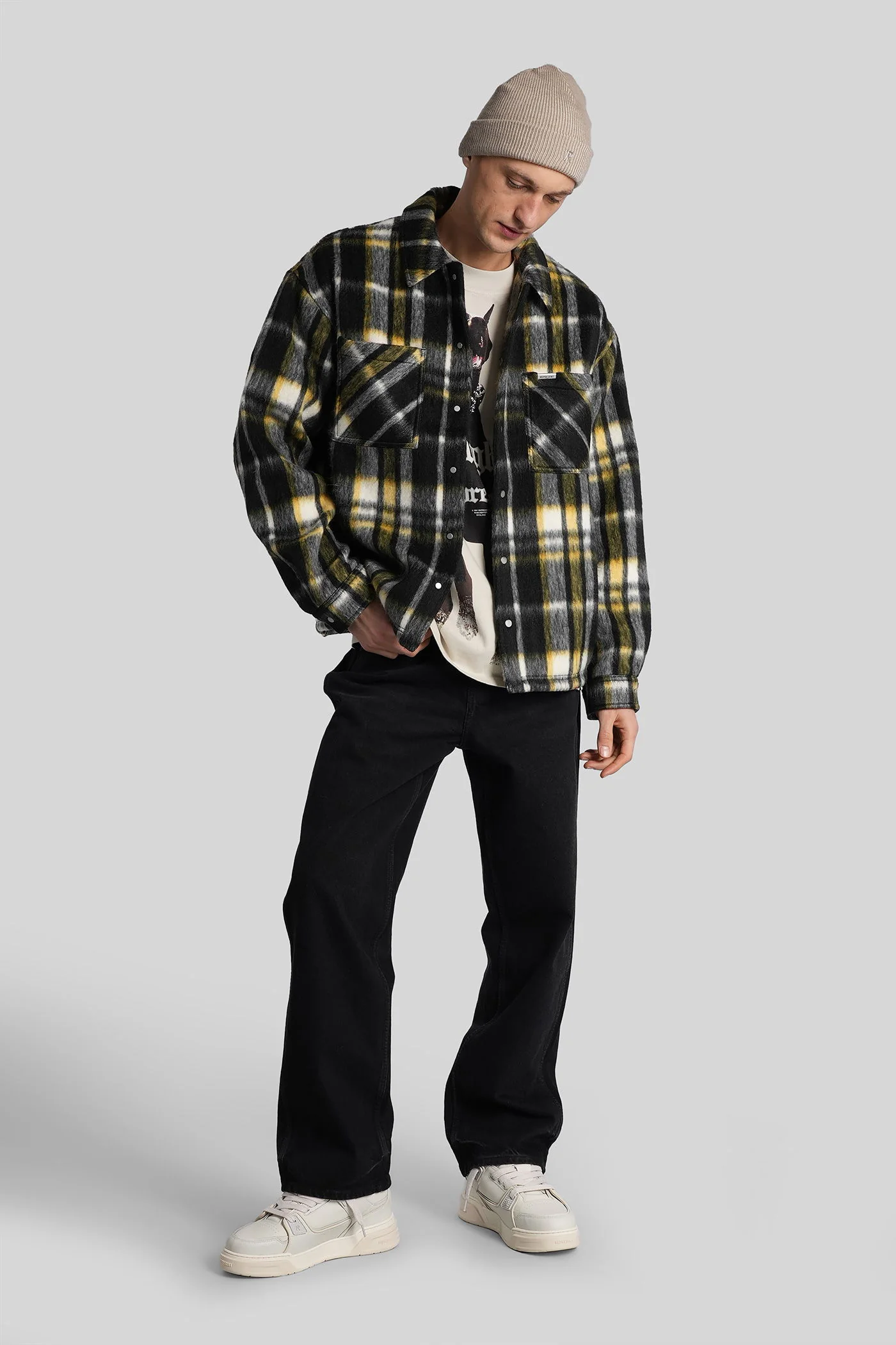 R3 Baggy denim Jeans in black cotton - Image 2