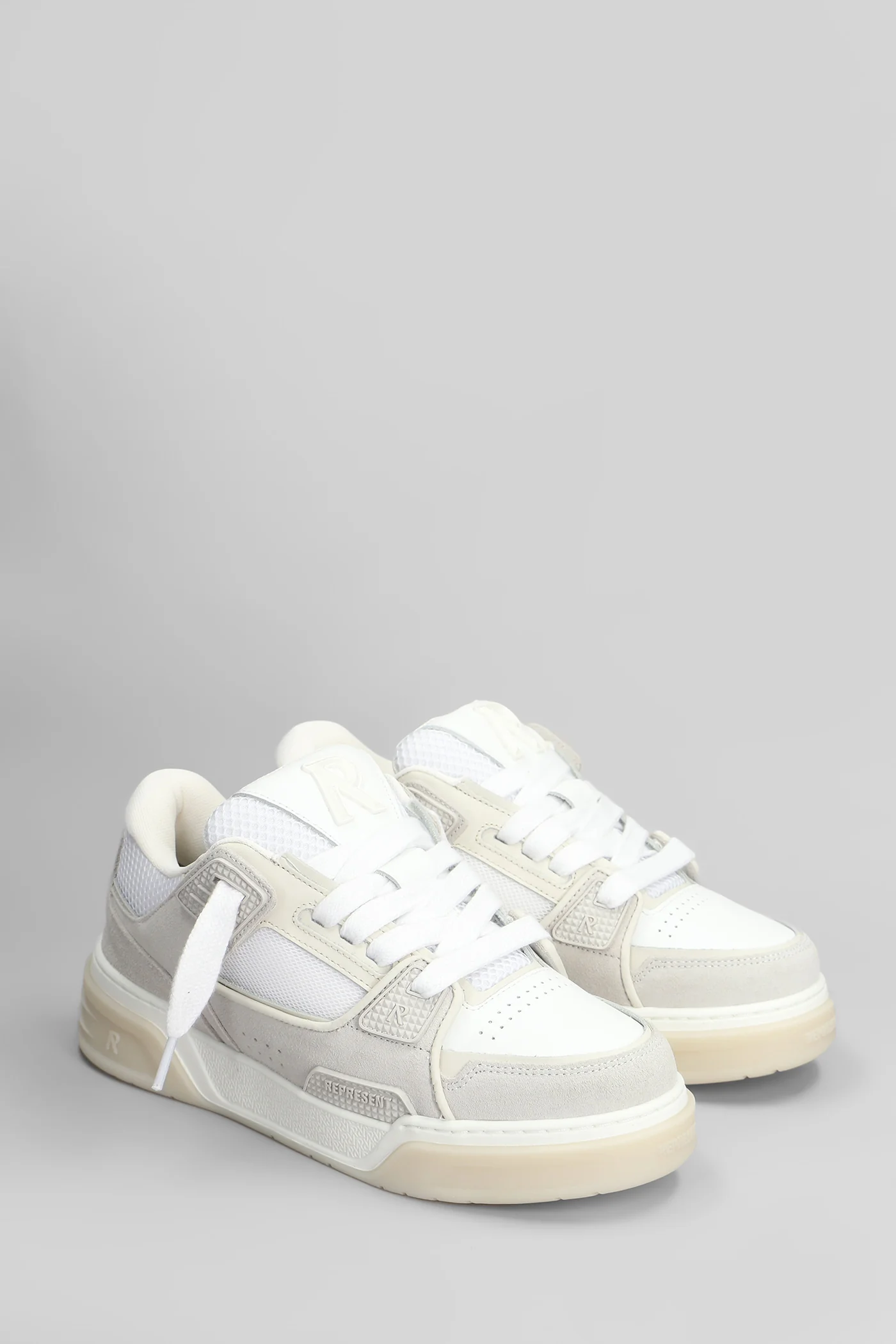 Studio sneaker Sneakers in grey suede and leather - Image 2
