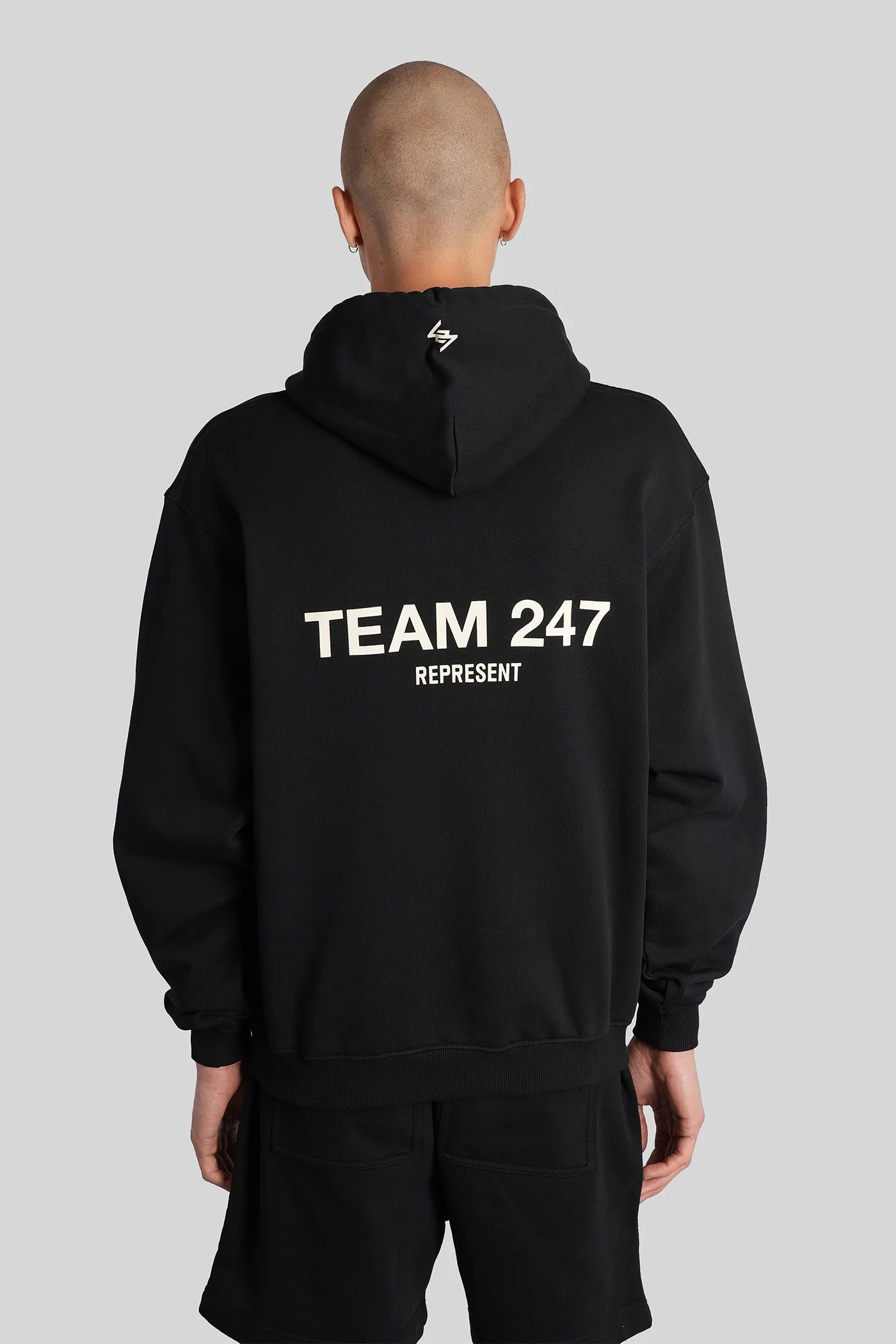 Sweatshirt in black cotton - Image 3
