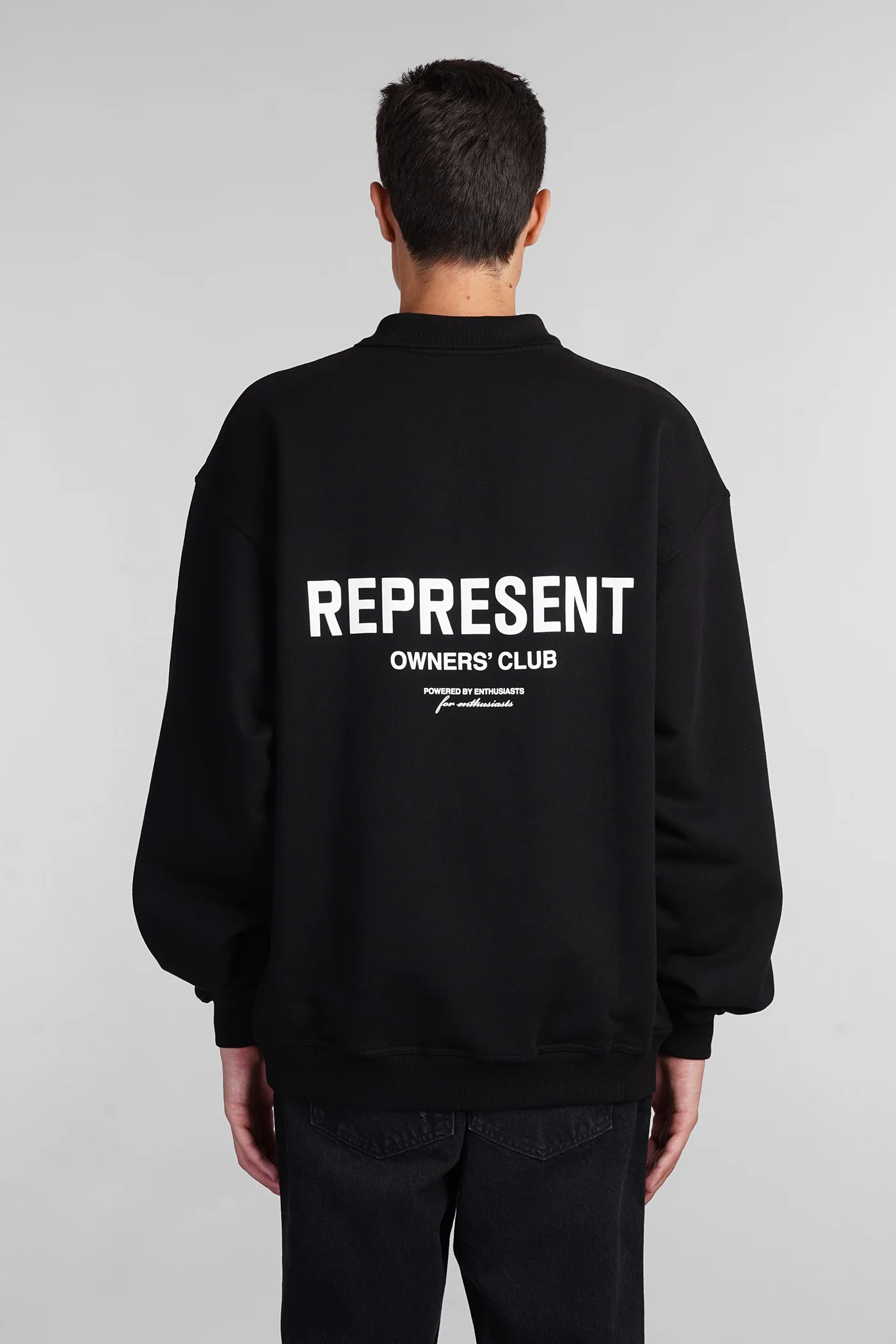 Sweatshirt in black cotton - Image 3