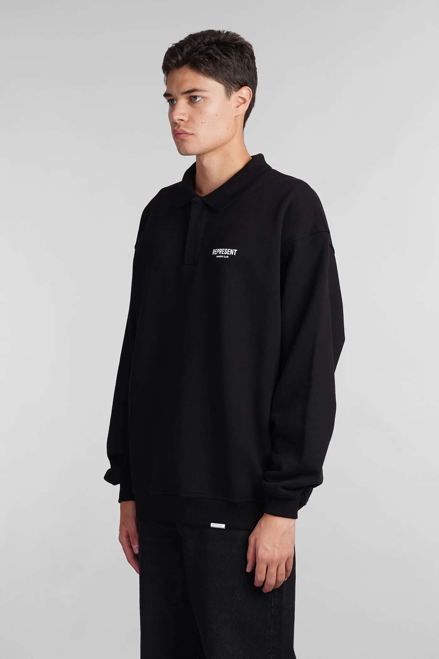Sweatshirt in black cotton - Image 4