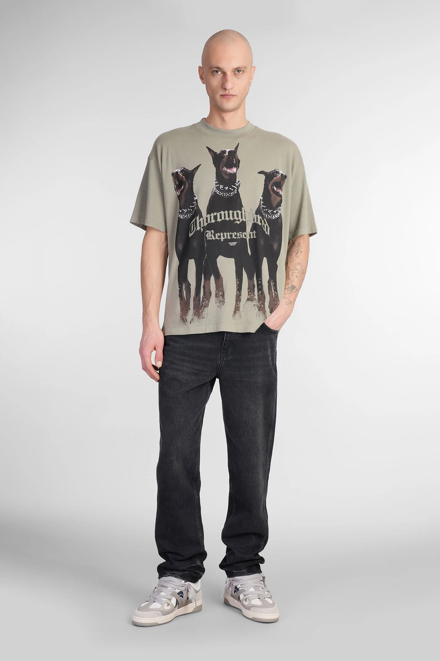 T-Shirt in green cotton - Image 2