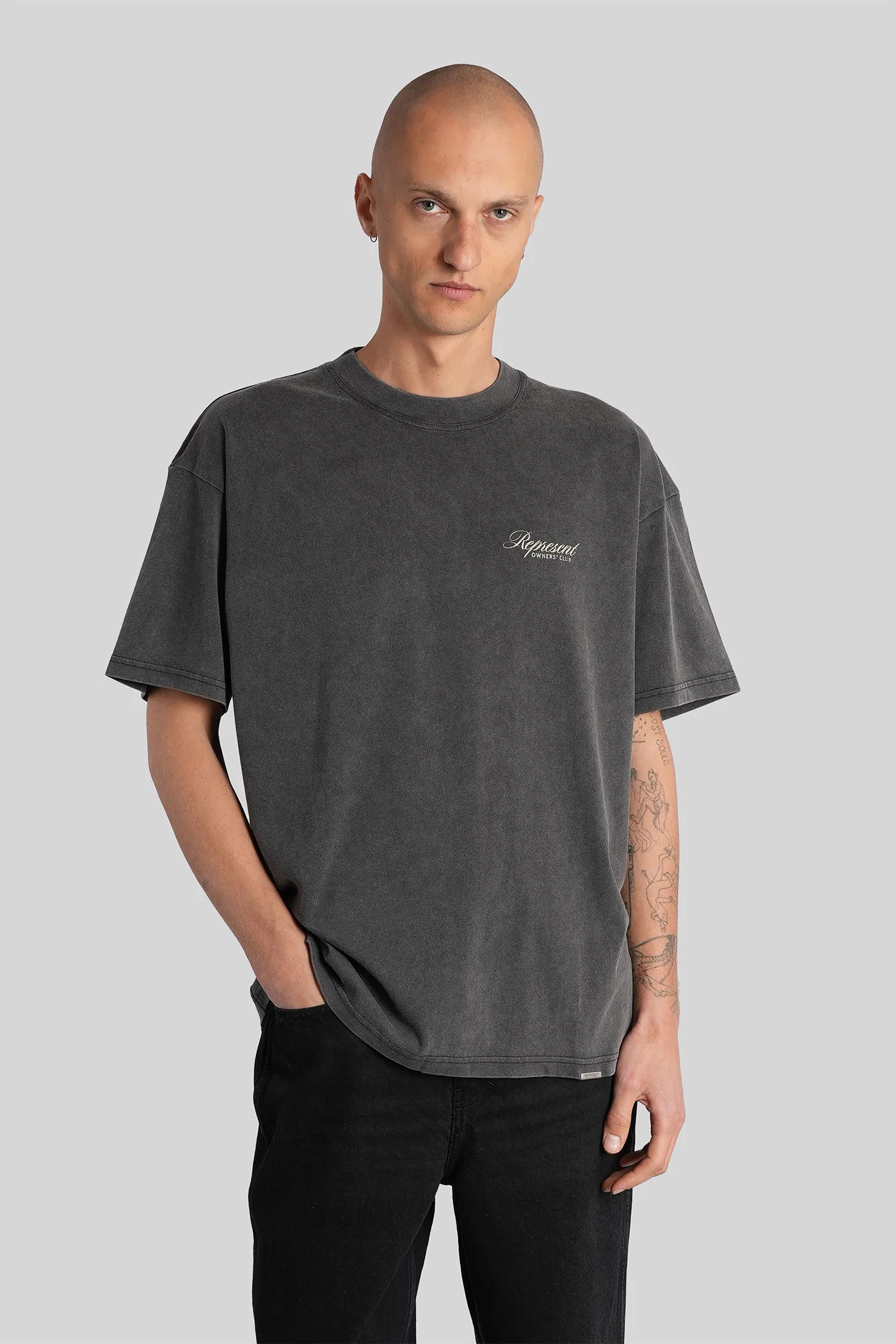 T-Shirt in grey cotton - Image 78