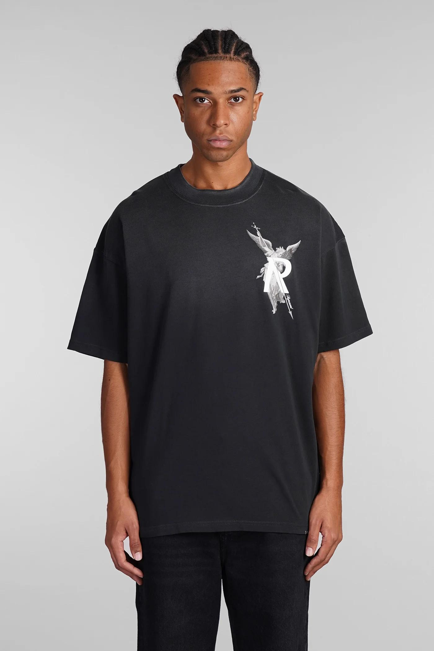 T-Shirt in grey cotton