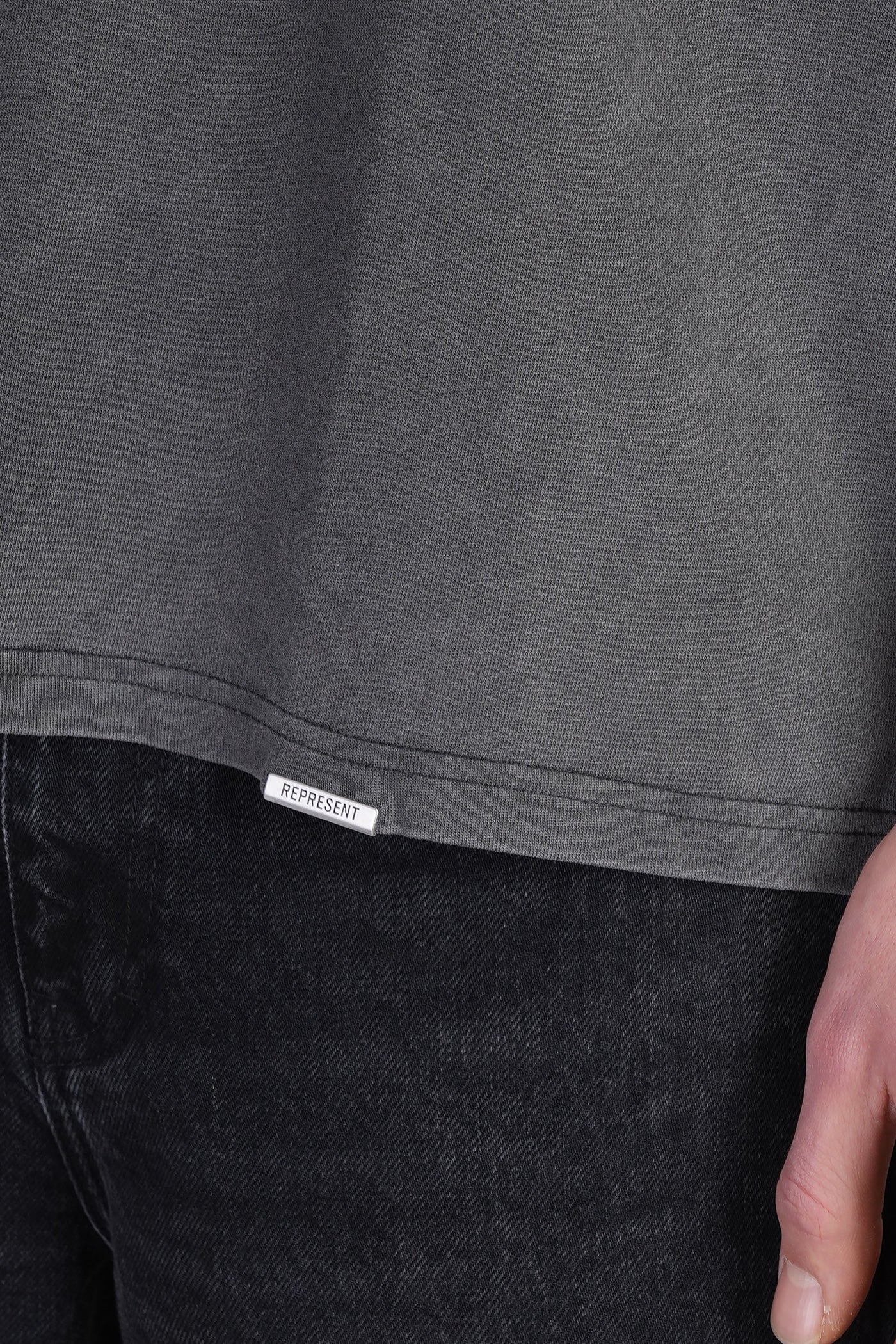 T-Shirt in grey cotton - Image 5