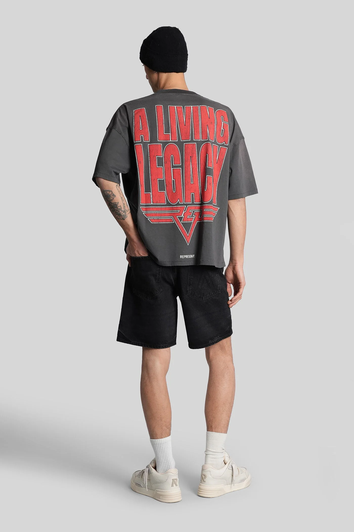 T-Shirt in grey cotton - Image 2