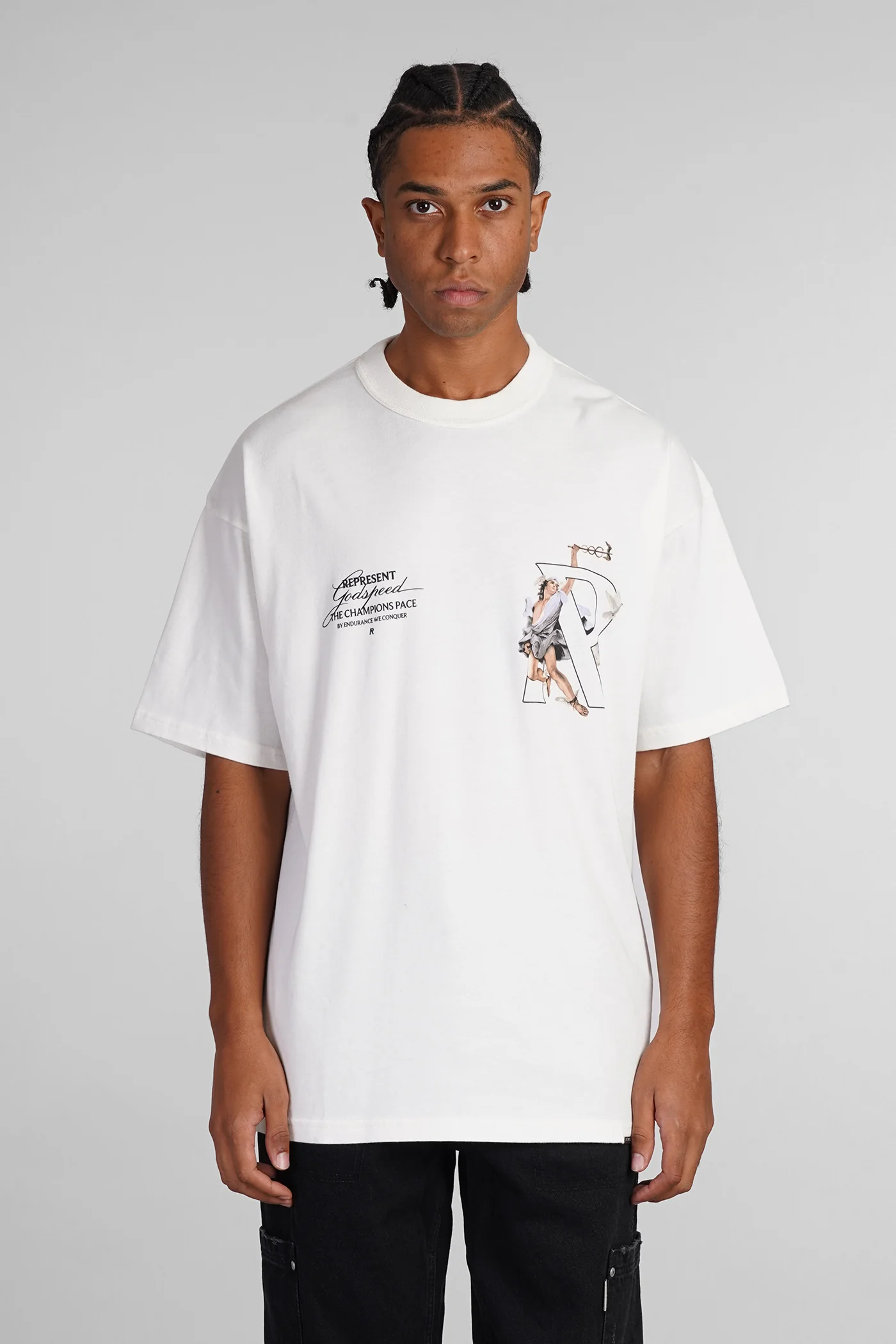T-Shirt in white cotton