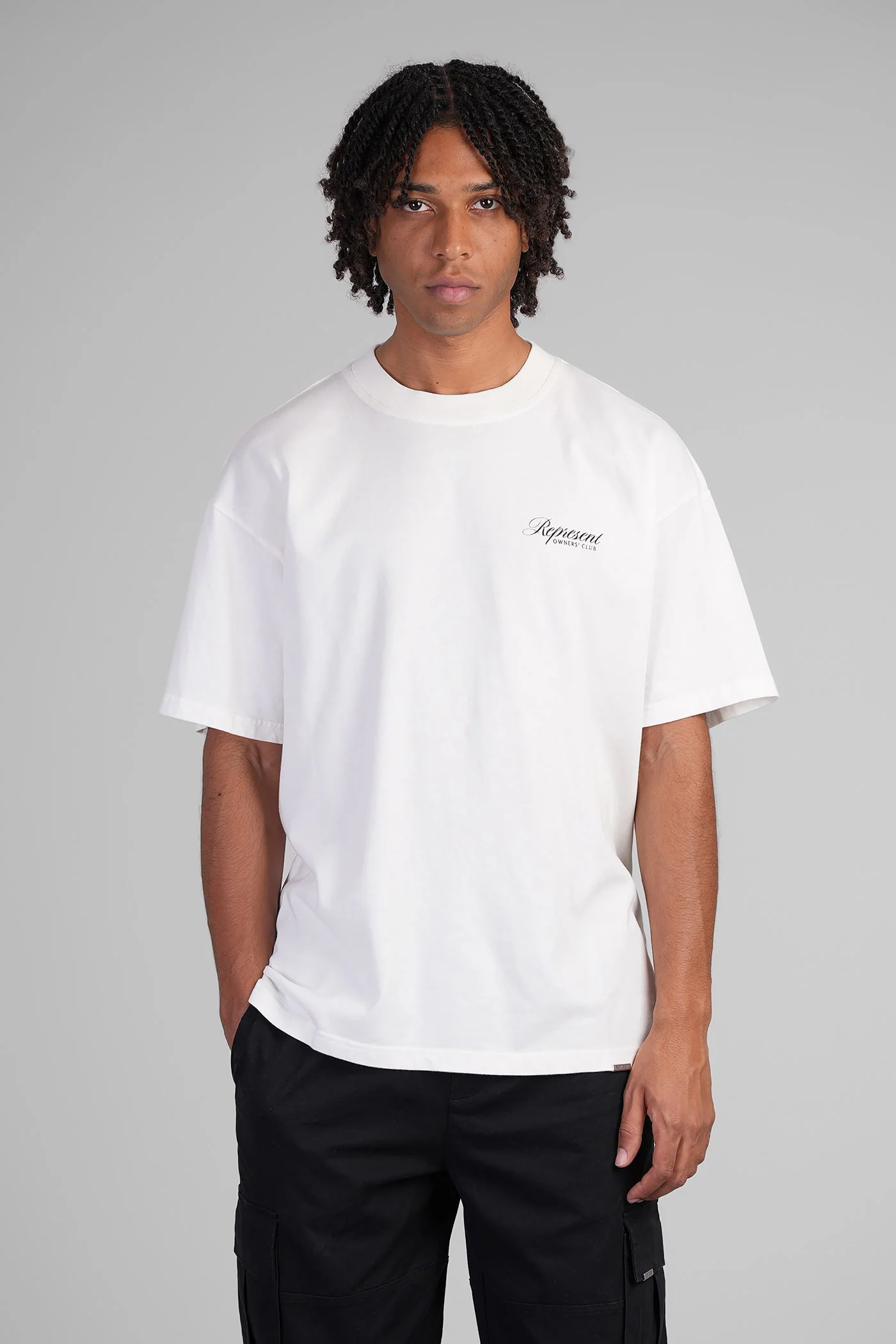 T-Shirt in white cotton