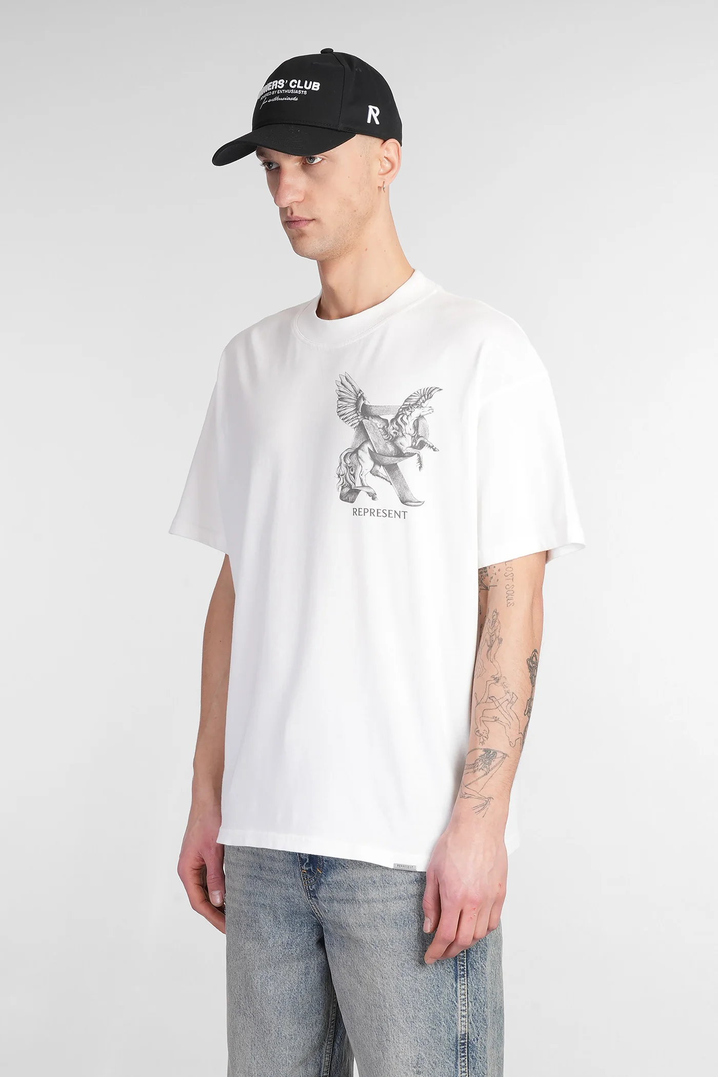 T-Shirt in white cotton - Image 4