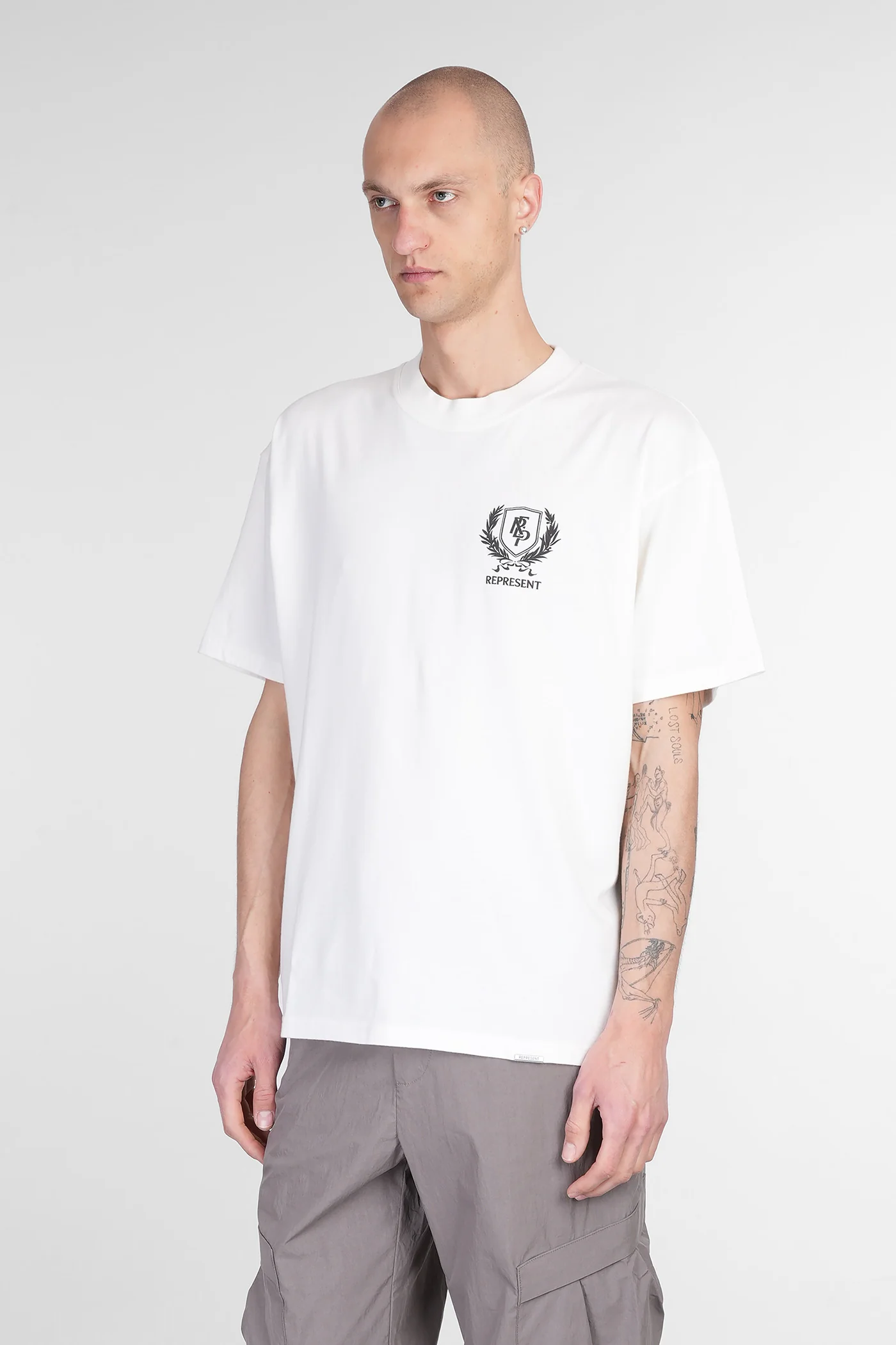 T-Shirt in white cotton - Image 4