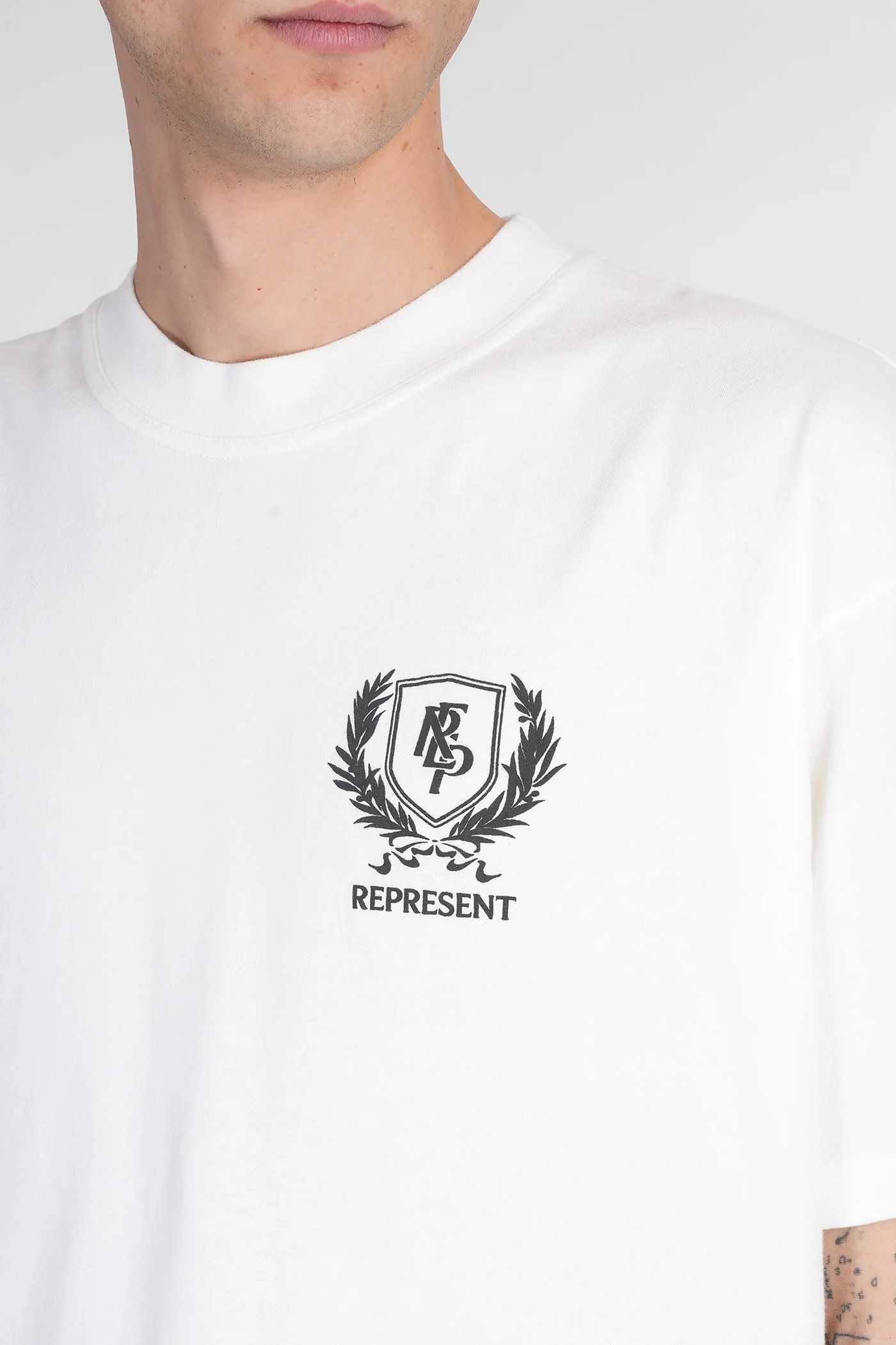 T-Shirt in white cotton - Image 5