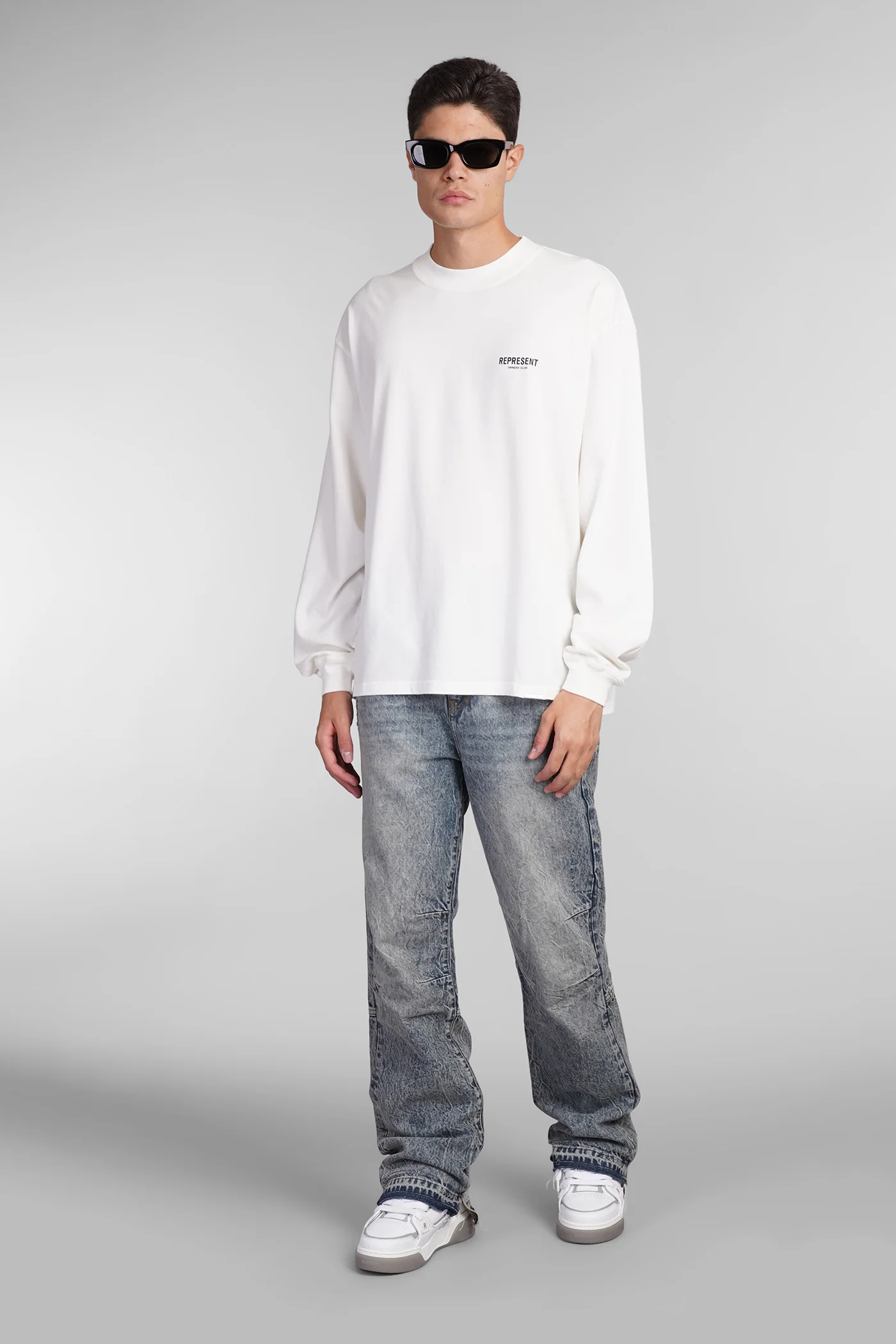T-Shirt in white cotton - Image 2
