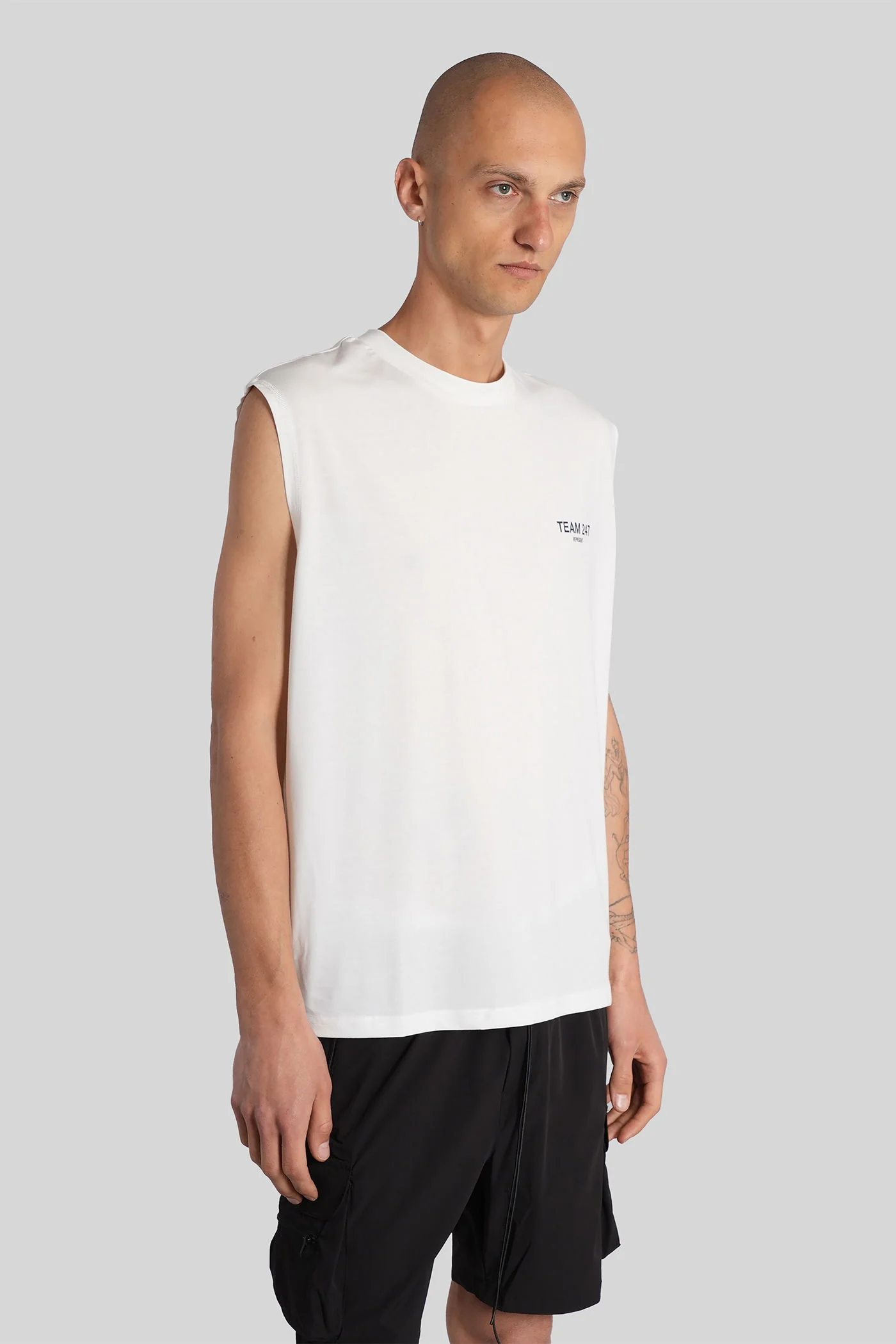 tank Top in white polyester - Image 4