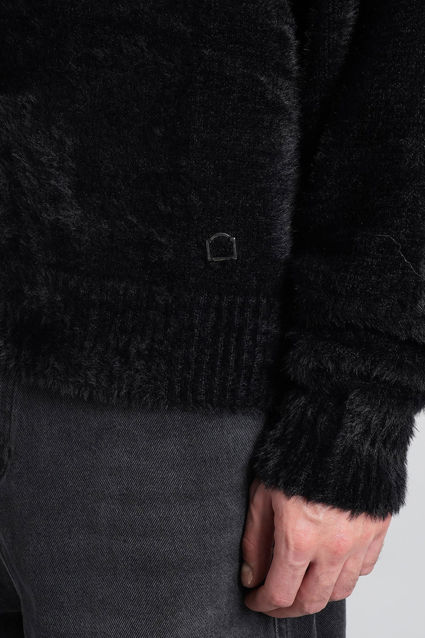Knitwear in black polyamide - Image 5