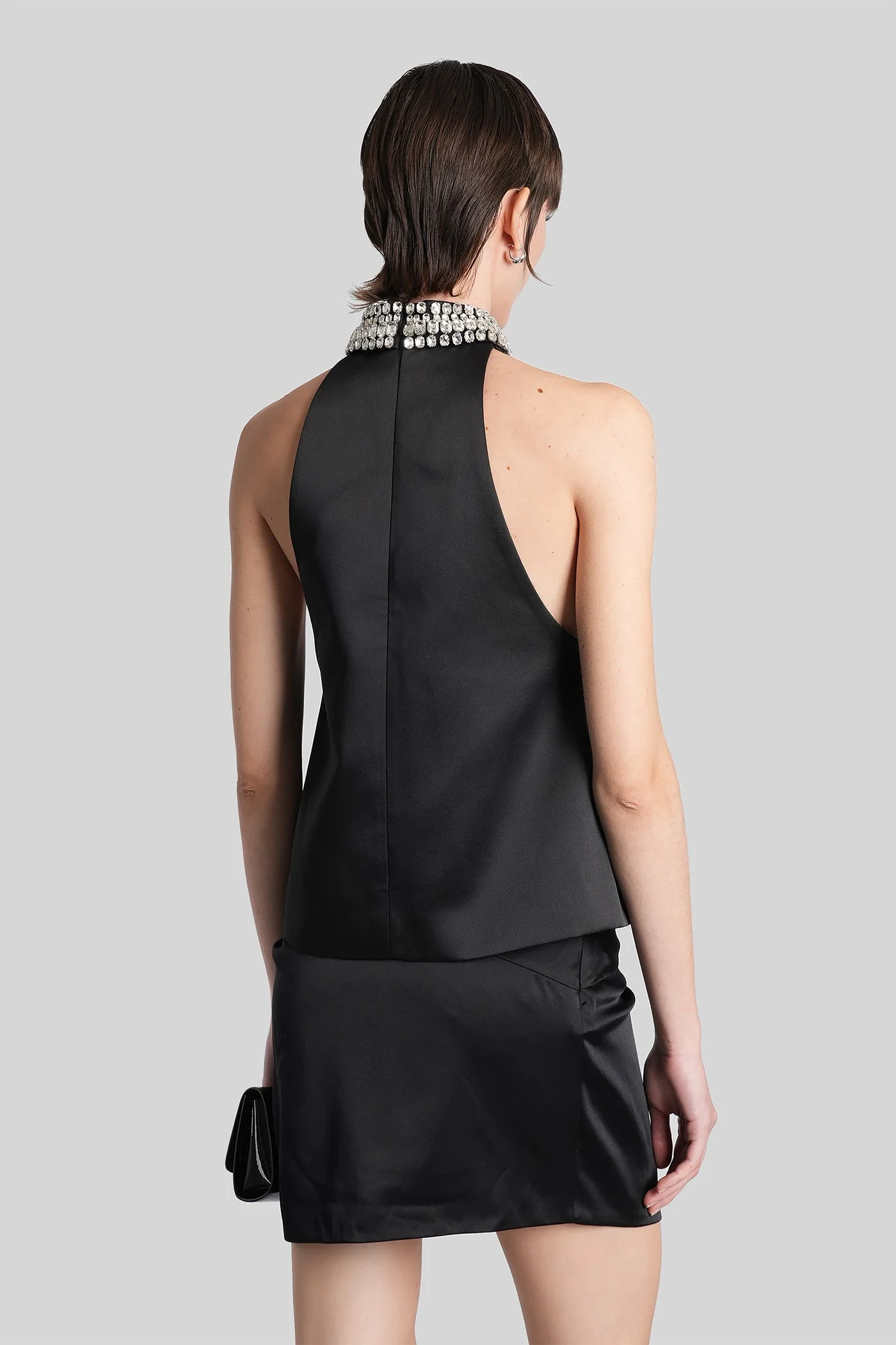 Ardiana Topwear in black polyester - Image 28